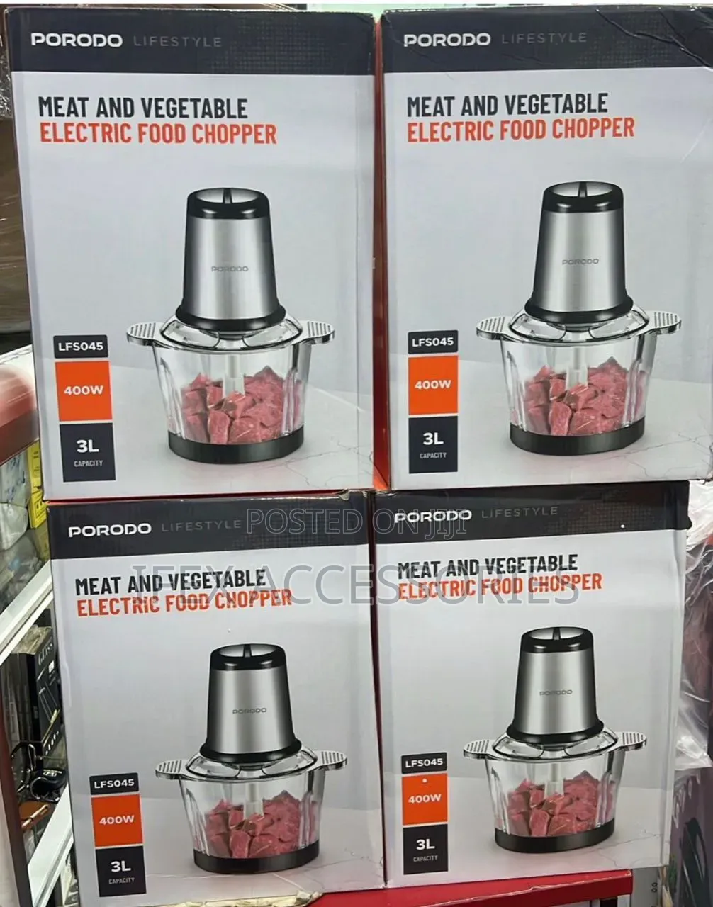 Porodo Meat and Vegetable Electric Chopper