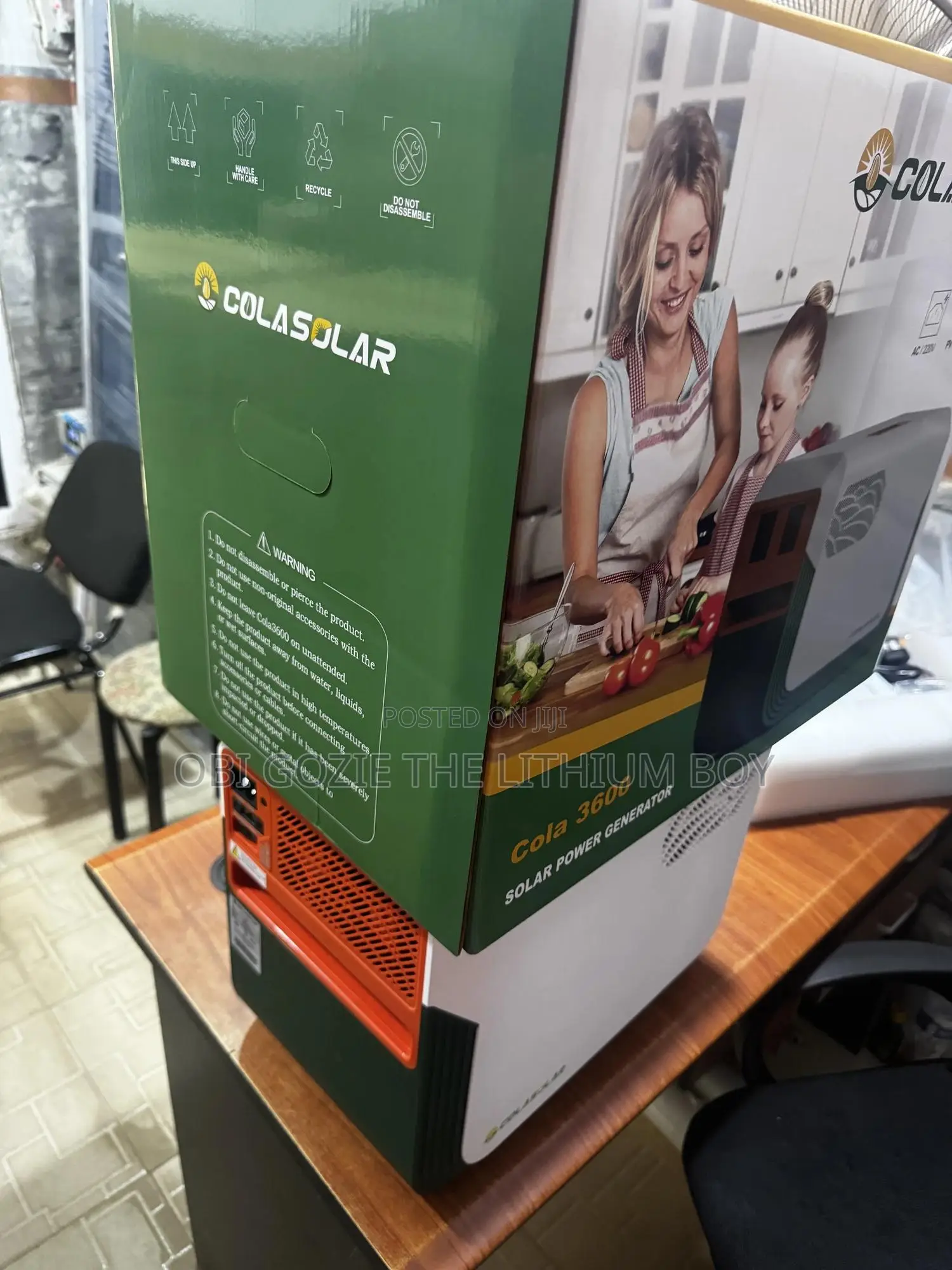 3.6kwh 1200w Cola Solar Power Gen . Best Cola Solar Seller In Abuja
