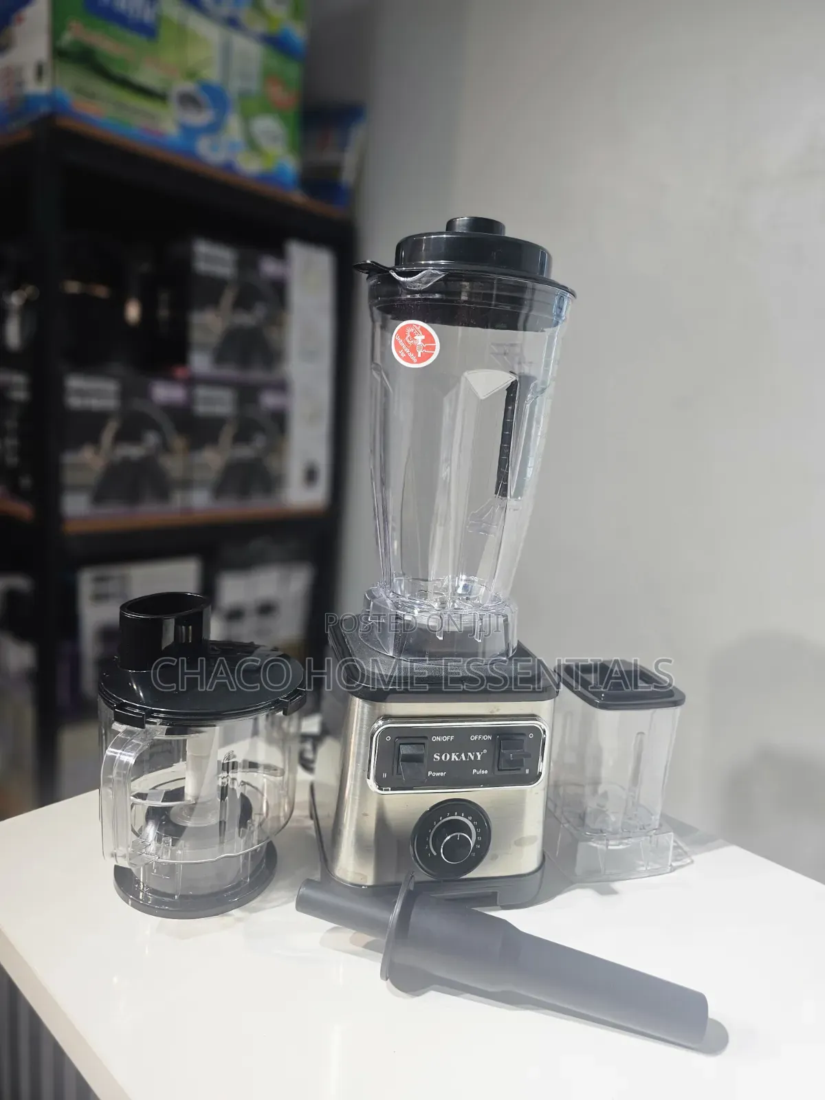 Sokany 3-in-1 Multipurpose Blender