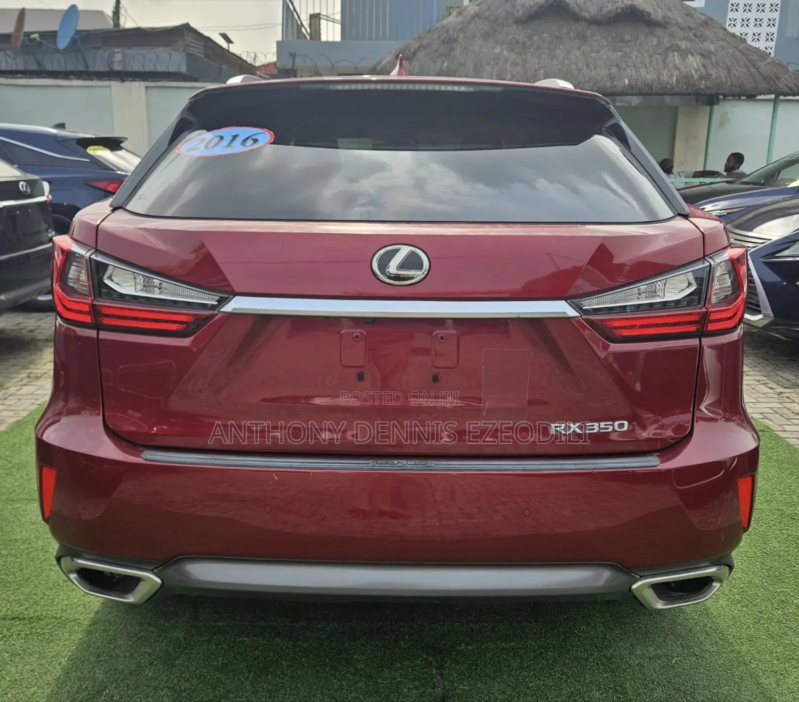 Lexus RX 350 FWD 2016 Red