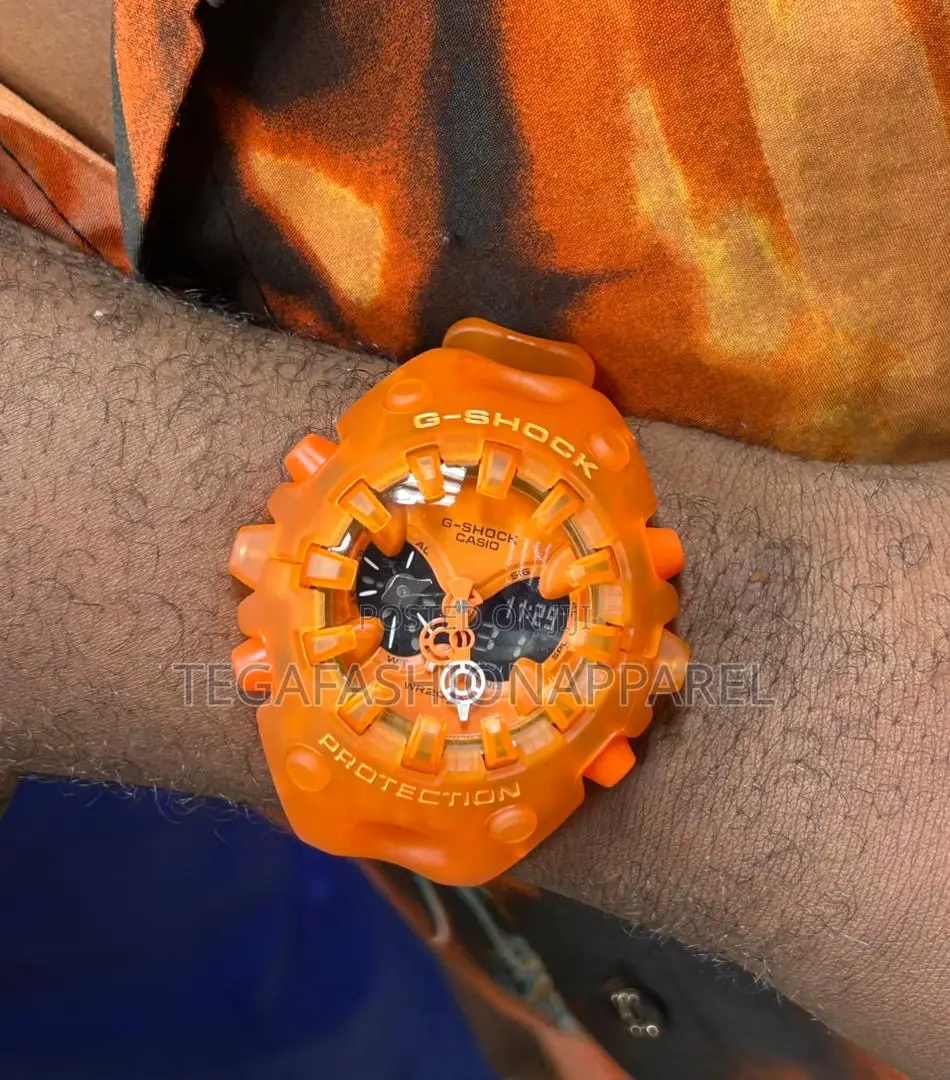 New Transparent Ga-V01 Casio G-Shock Digital Analog Rubber Strap