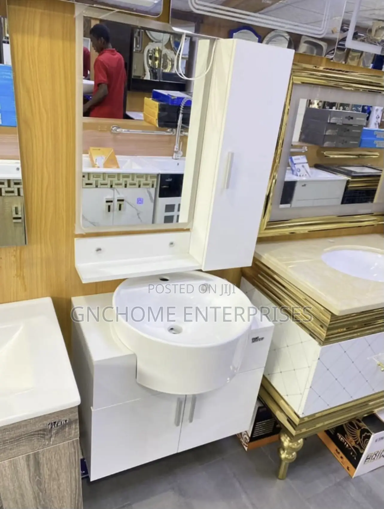White Cabinets Basin 60cm