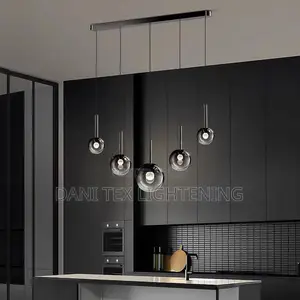 Modern Led Long Tube Chandelier Kitchen Table Dining Room Office Cafe