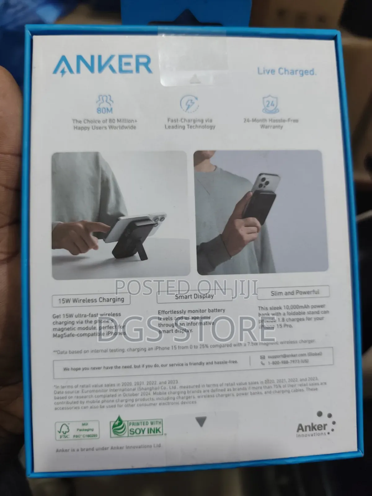 Anker 15w Ultra Maggo Power Bank 
