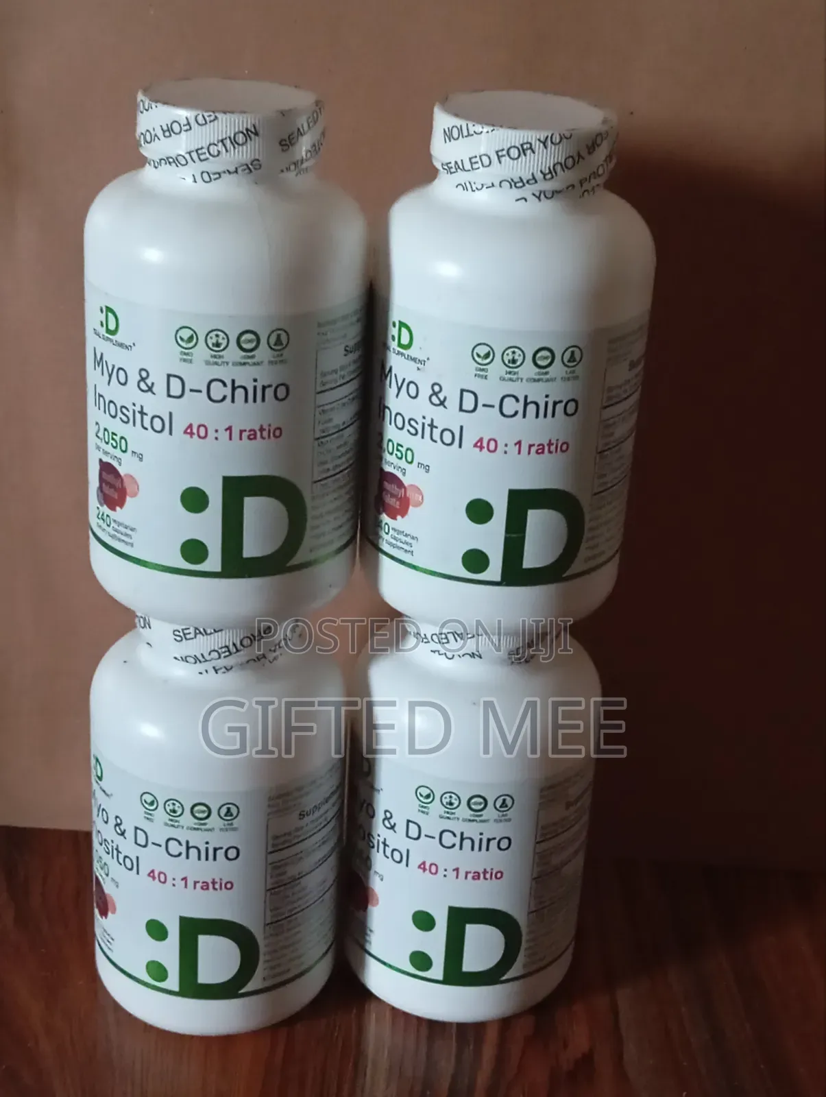 Myo+D-Chiro Inositol, Folate, Vit. D3 and Vitex, 240 Caps