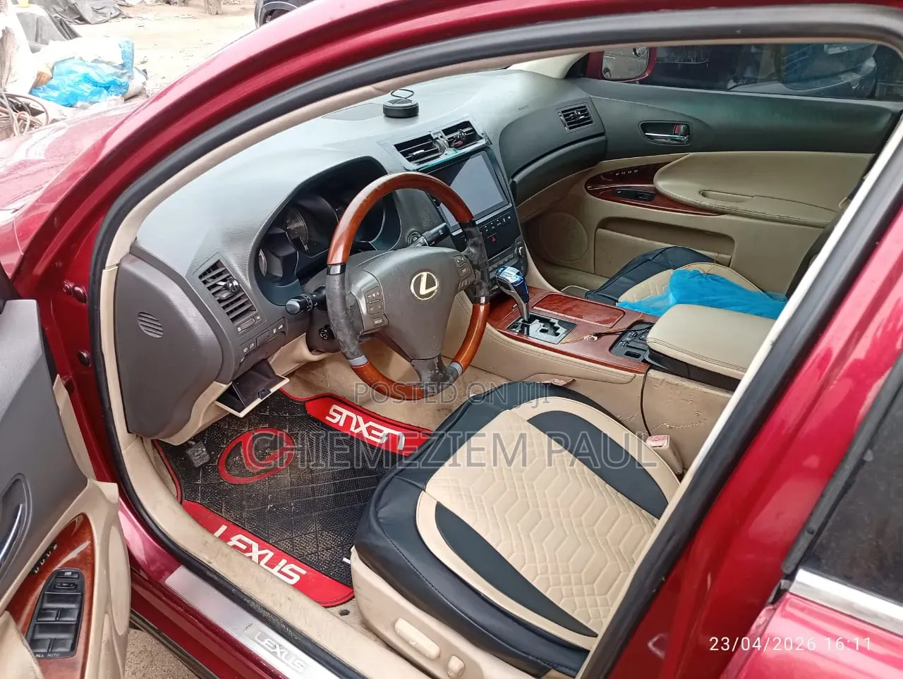 Lexus GS 350 2008 Red