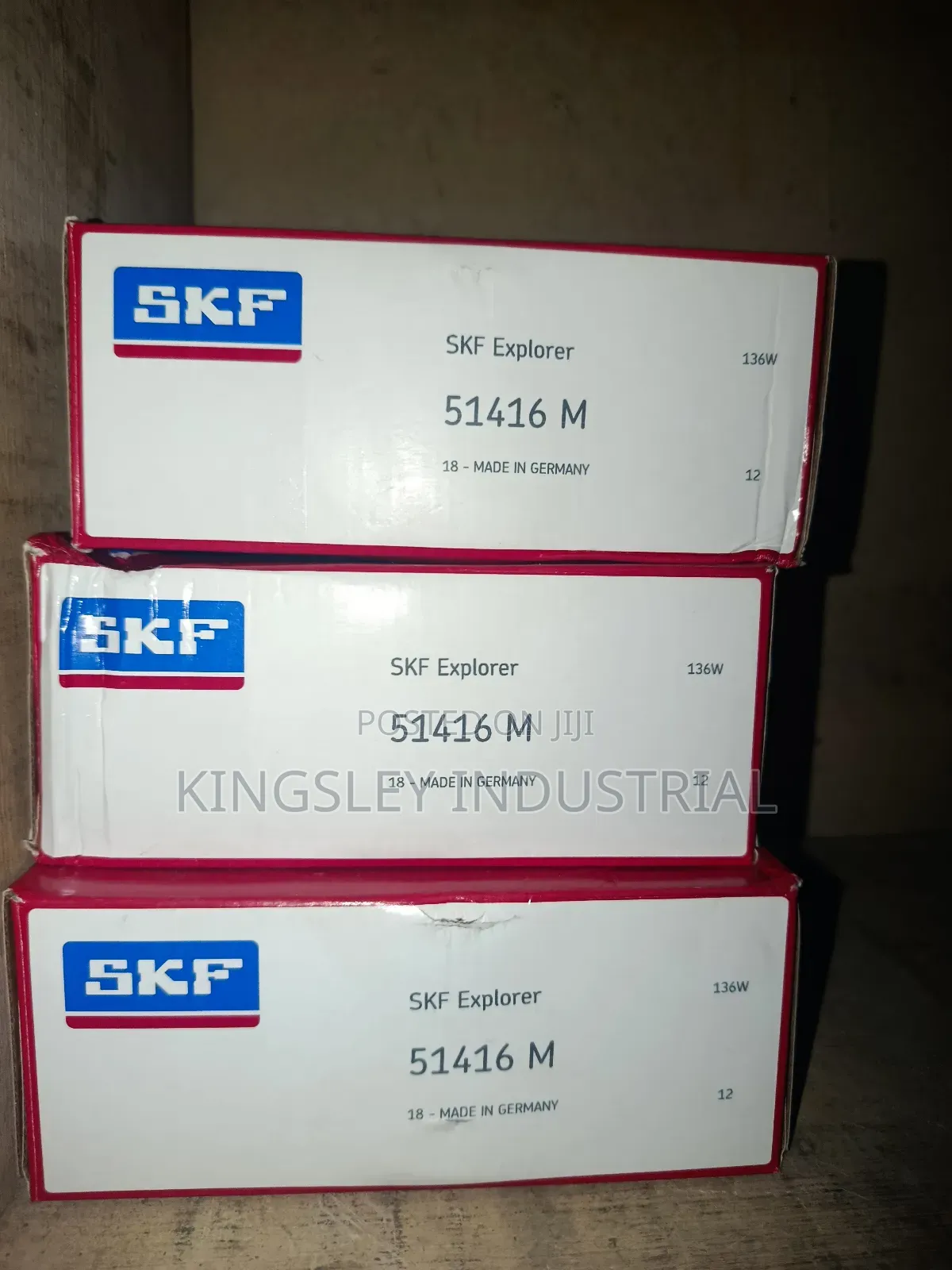 51416m Thrust Ball Bearing SKF