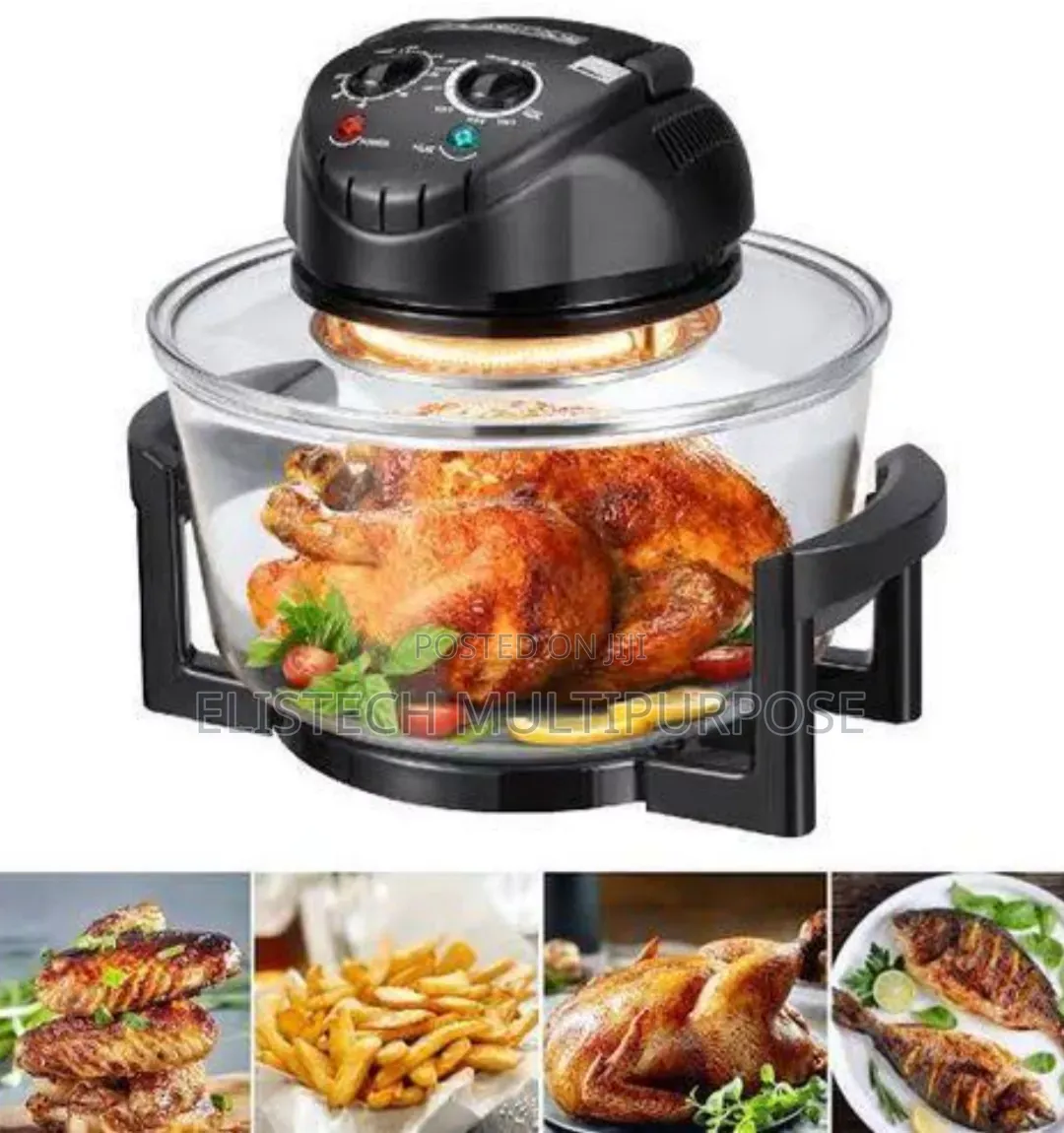 Ambiano 20l 8-in-1 Convection Halogen Oven (3500w)