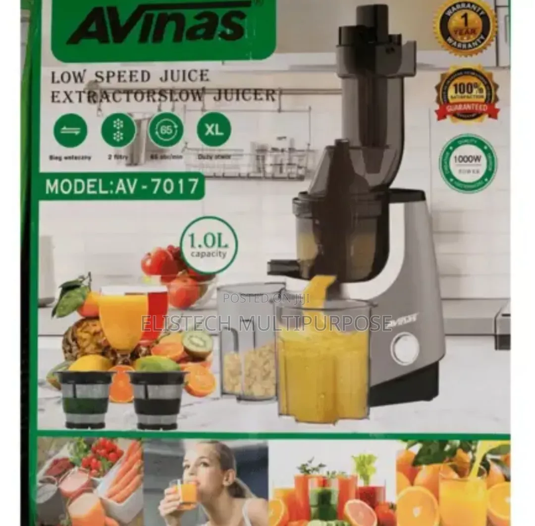 Avinas Av-7017 Low Speed Juice Extractor Slow Juicer (1.0l Capacity)