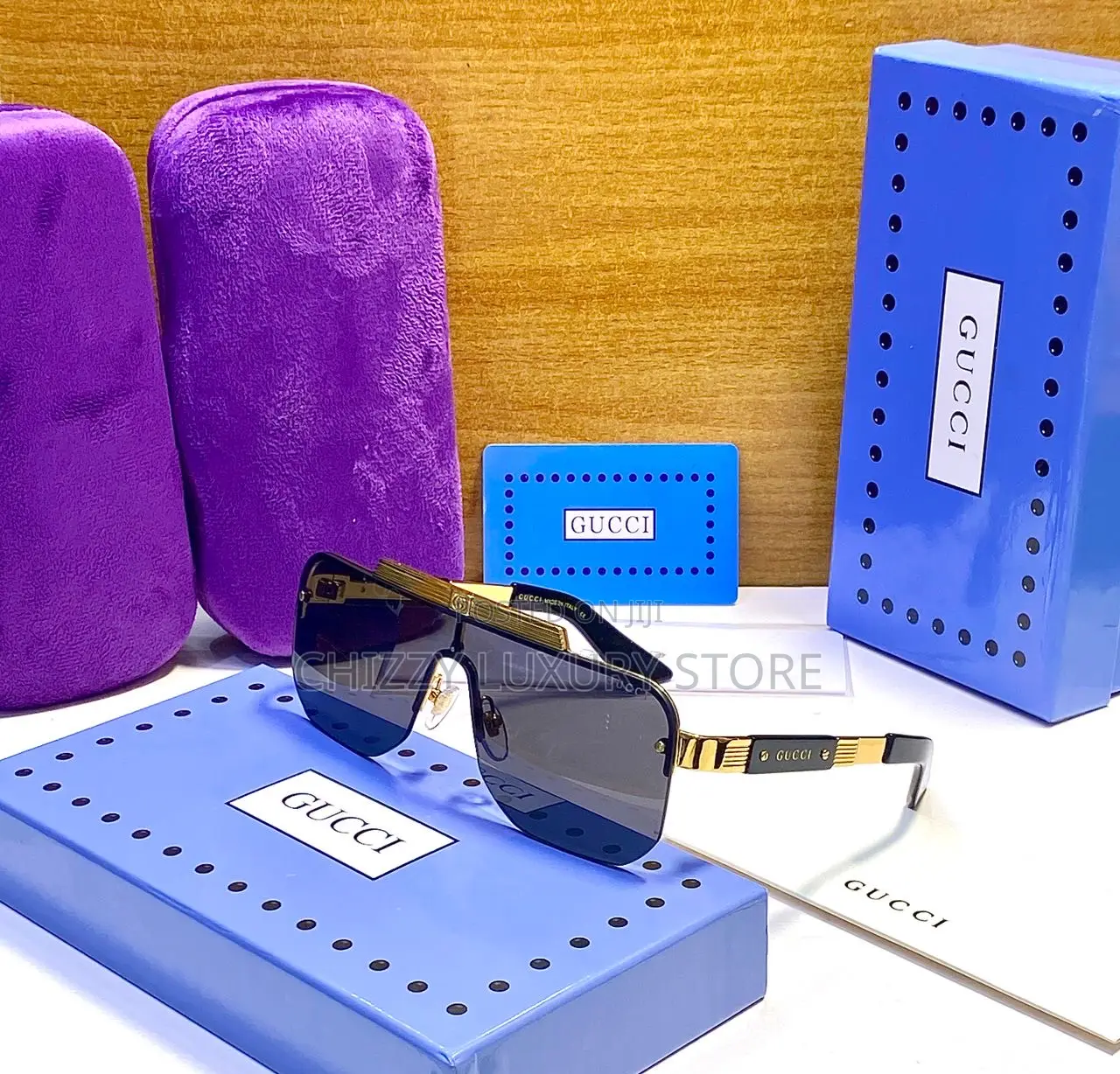 Gucci Quality Luxury Men Sunglasses