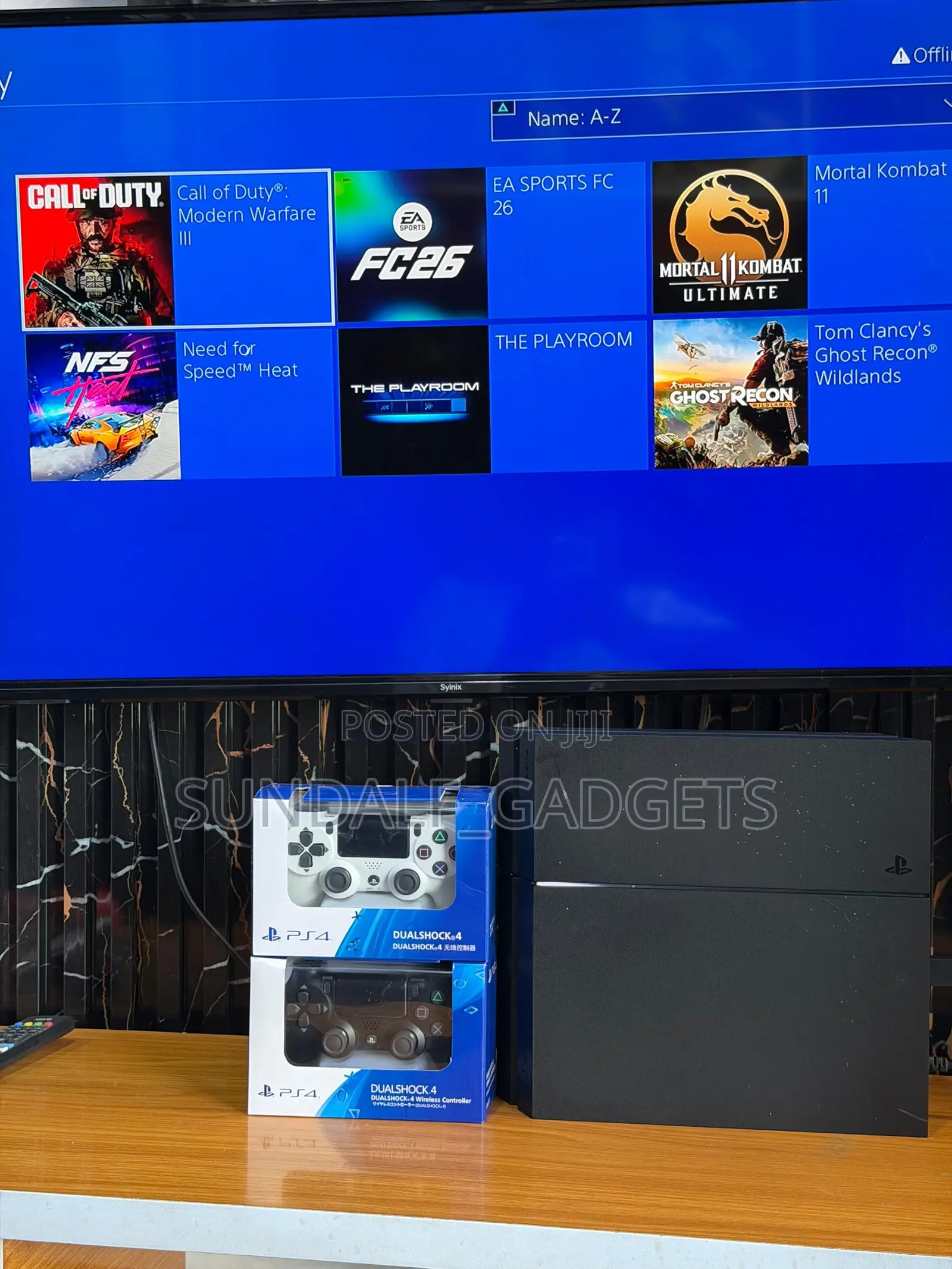 9.00 Hacked Ps4 + 2pads Games