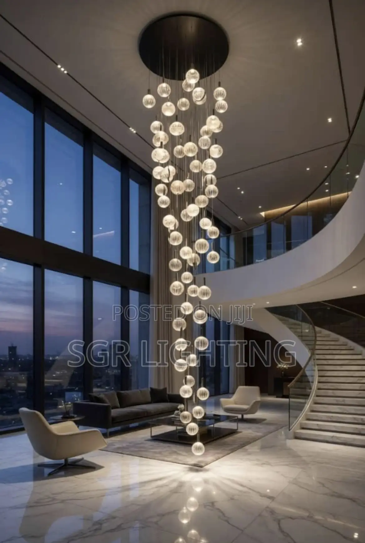 Modern Stair Chandelier Pendant Lights Indoor Lighting Ceiling Lamp
