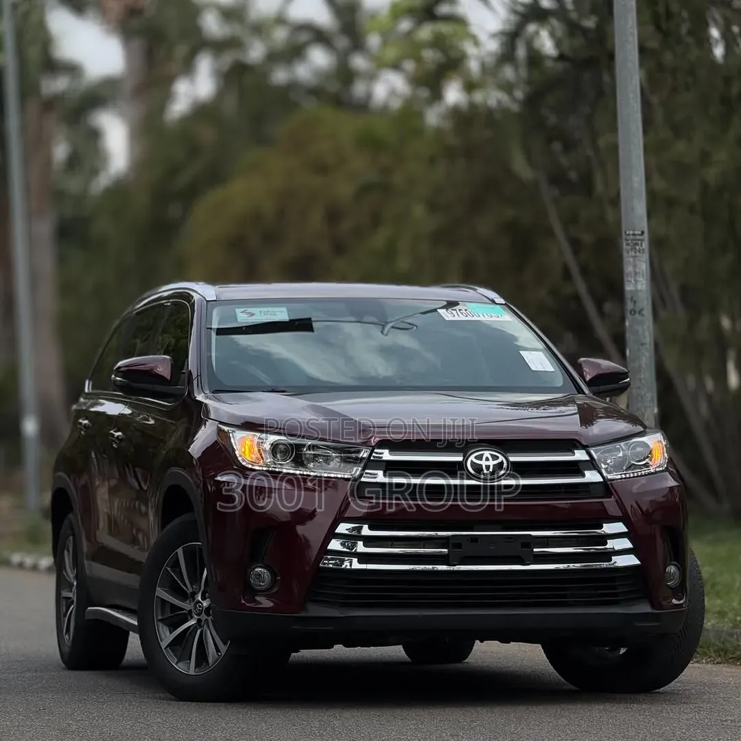 Toyota Highlander XLE 2019 Burgundy