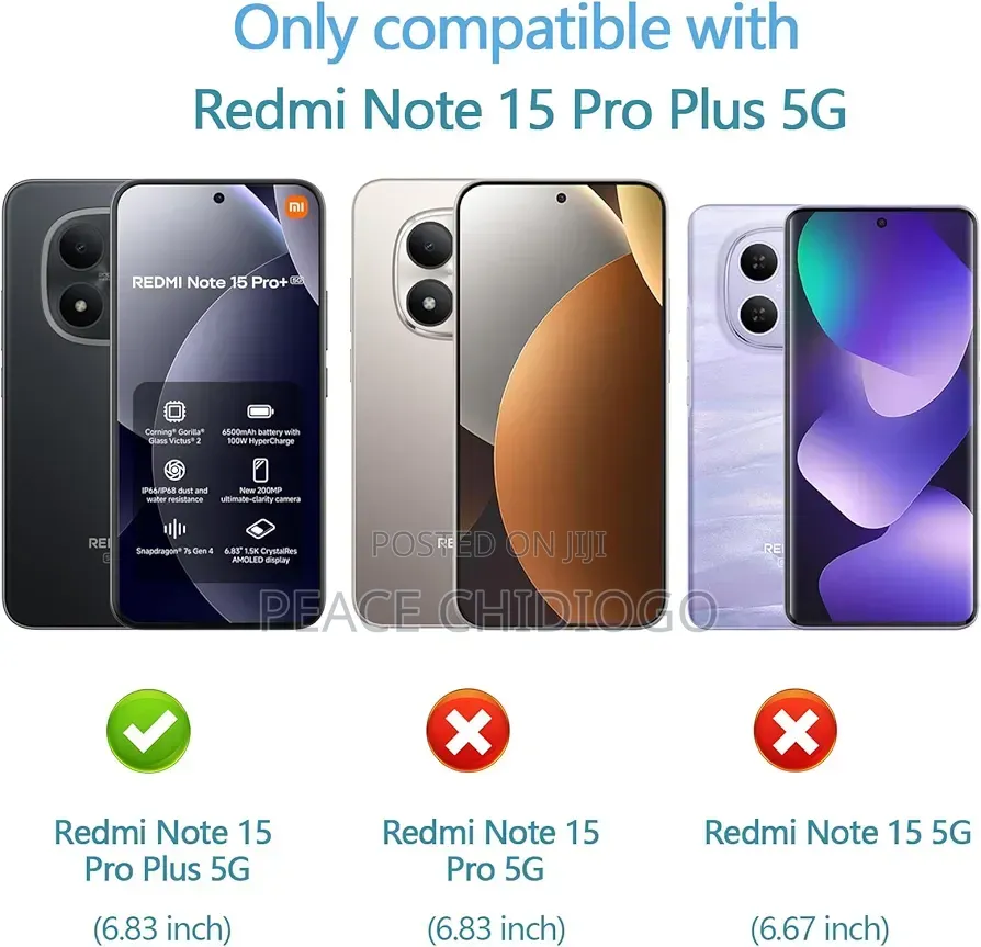 Redim Note 15 Pro Plus Screen Protector
