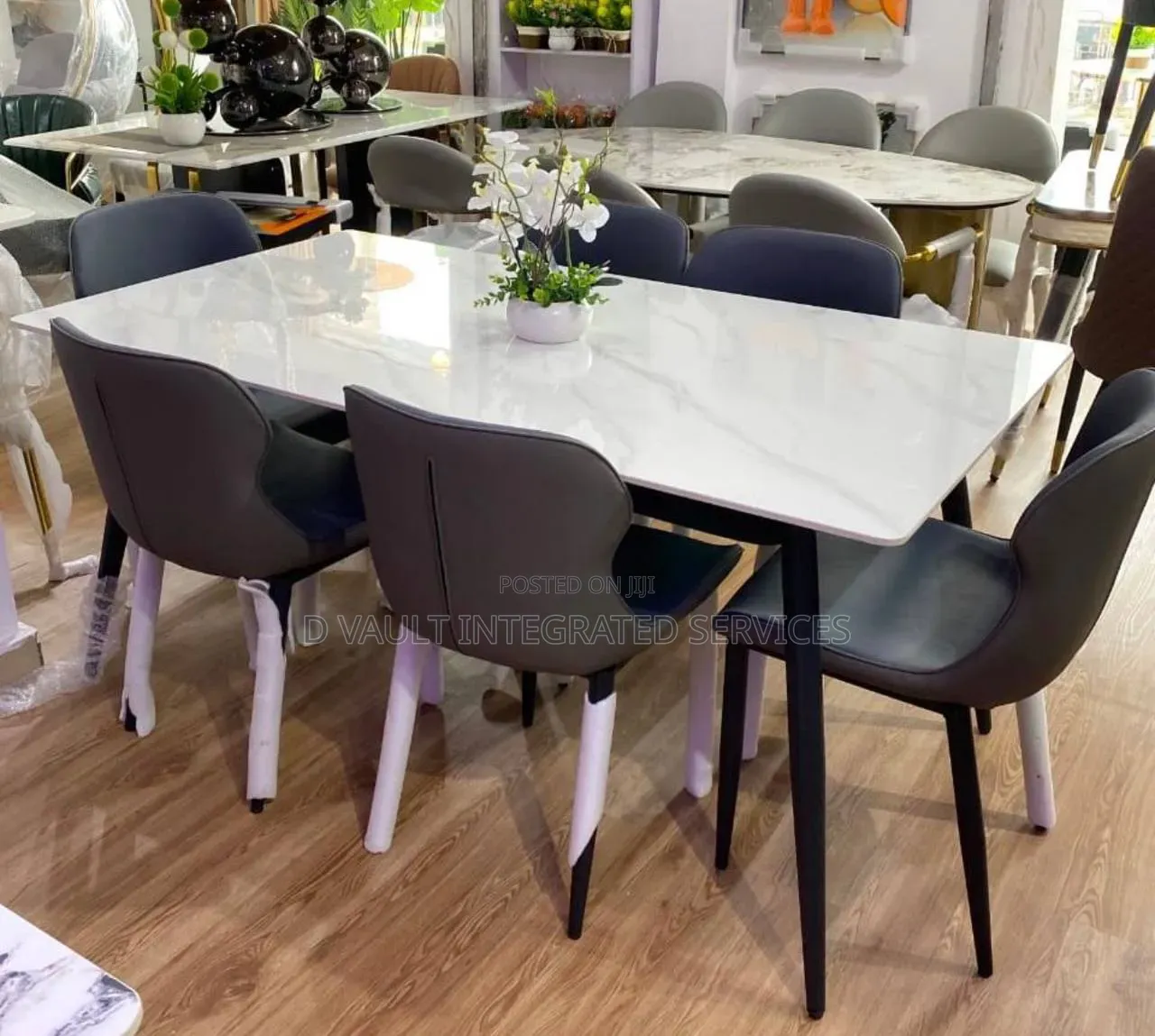 6 Seater Deluxe Marble Dining