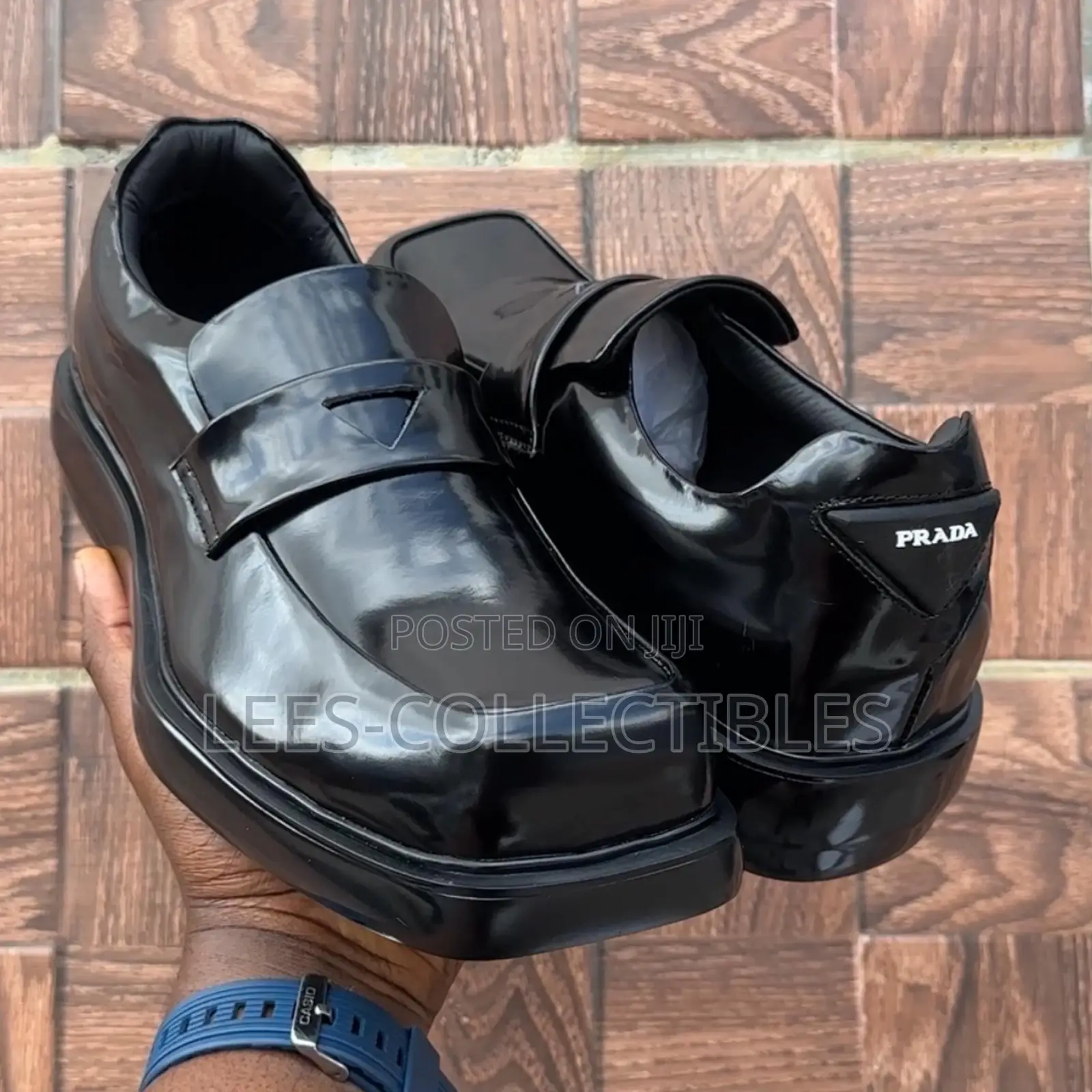 Original Prada Leather Men’S Shoes