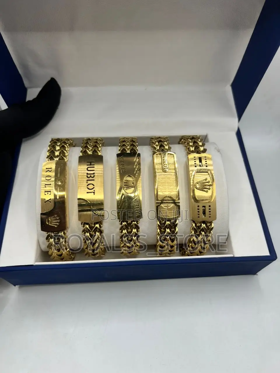 Non-Tarnish Gold Plated Men’S Bracelet Hand Chain
