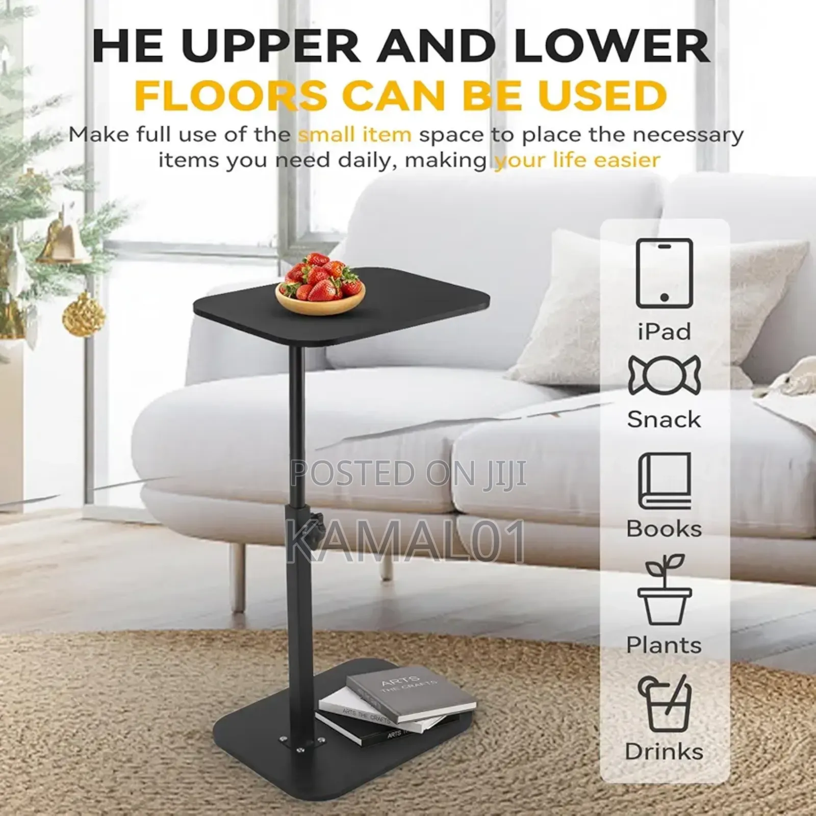 Adjustable Laptop Table Height 360° Rotating Desktop Modern