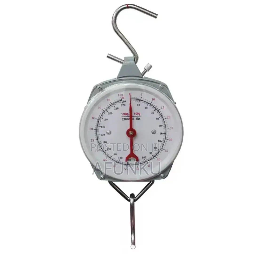 100kg Mechanical Hanging Scale With Hooks