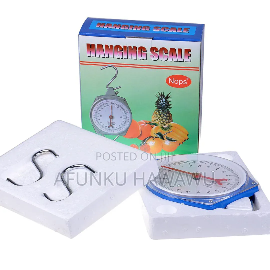 100kg Mechanical Hanging Scale With Hooks