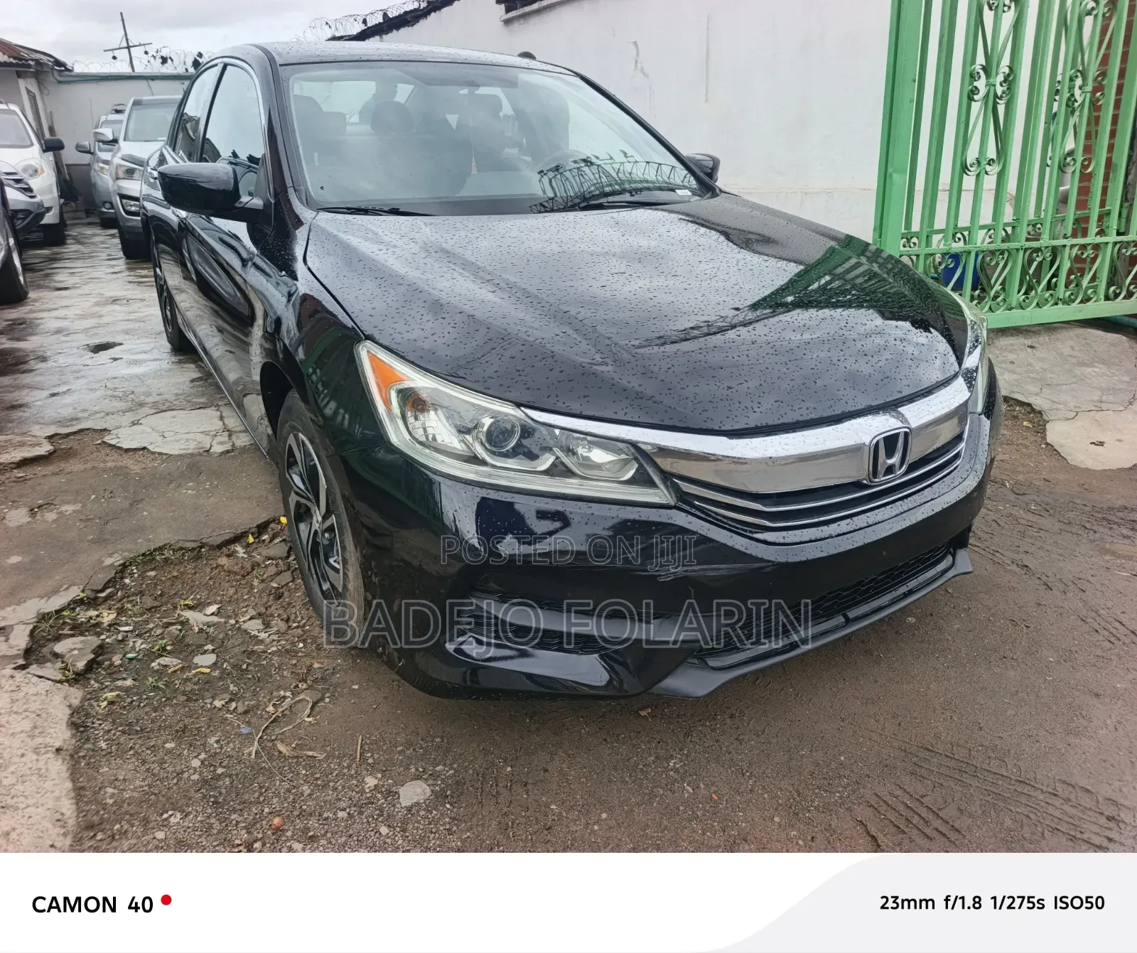 Honda Accord EX-L 4dr Sedan FWD (2.4L 4cyl 2A) 2017 Black
