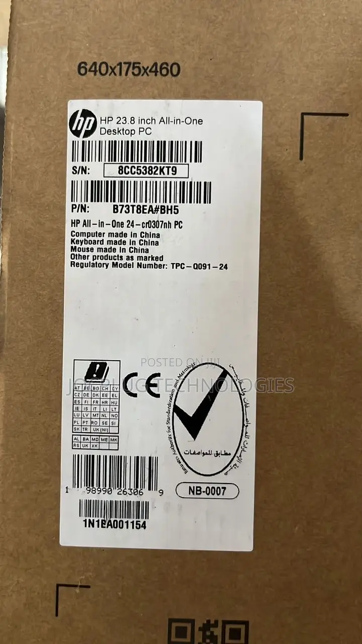 New HP ProOne 240 G10 All-in-One 8GB Intel Core i5 SSD 512GB
