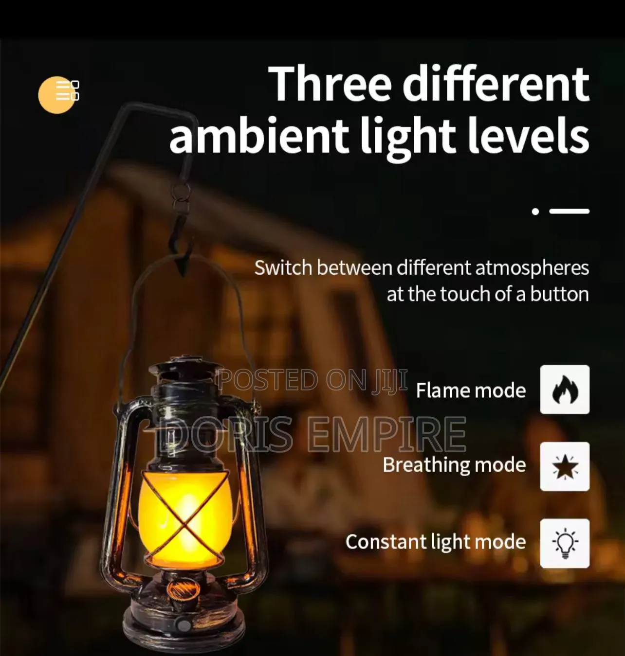Charging Decor Atmosphere Light Retro Horse Light Hanging Tent