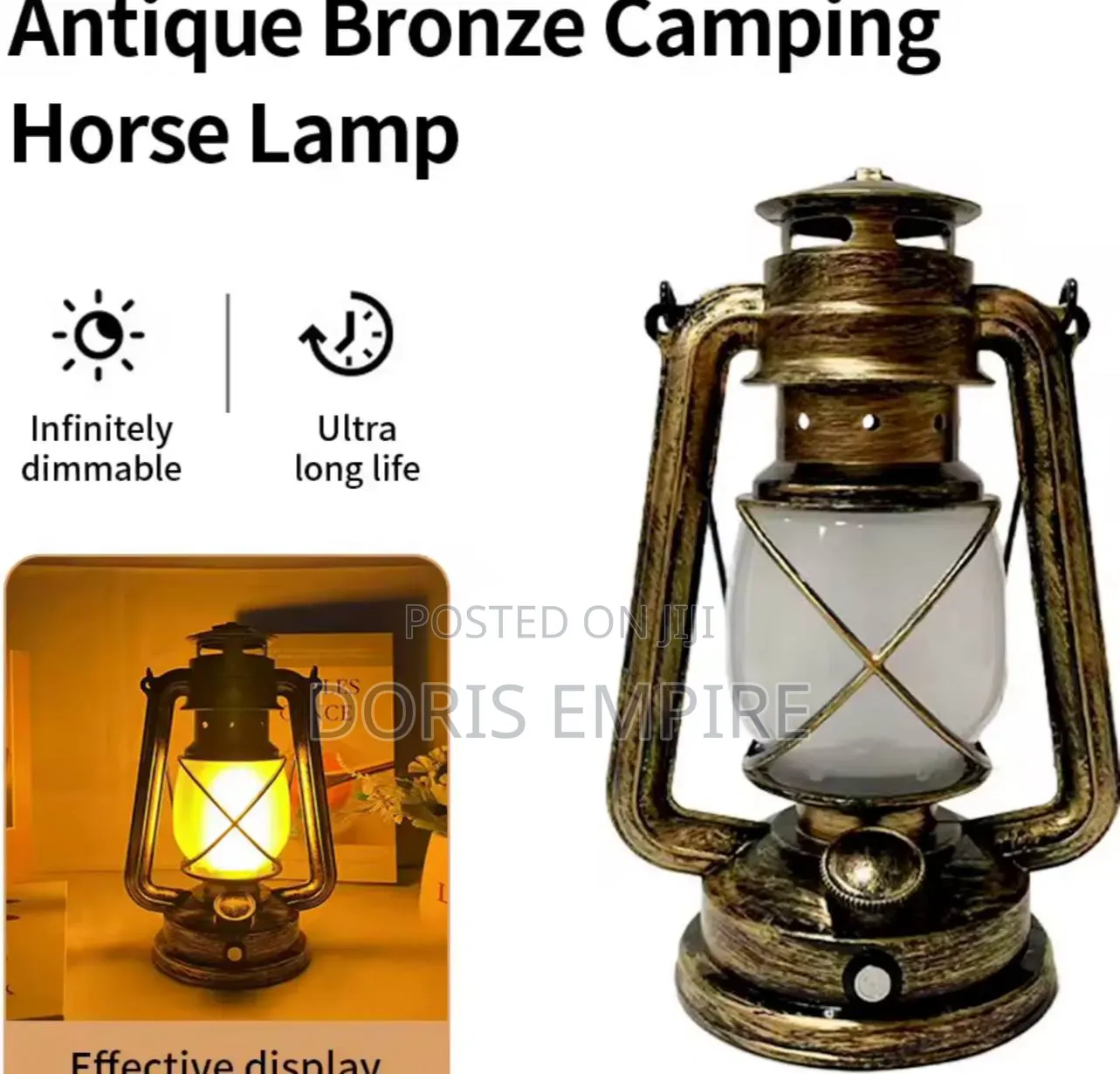 Charging Decor Atmosphere Light Retro Horse Light Hanging Tent