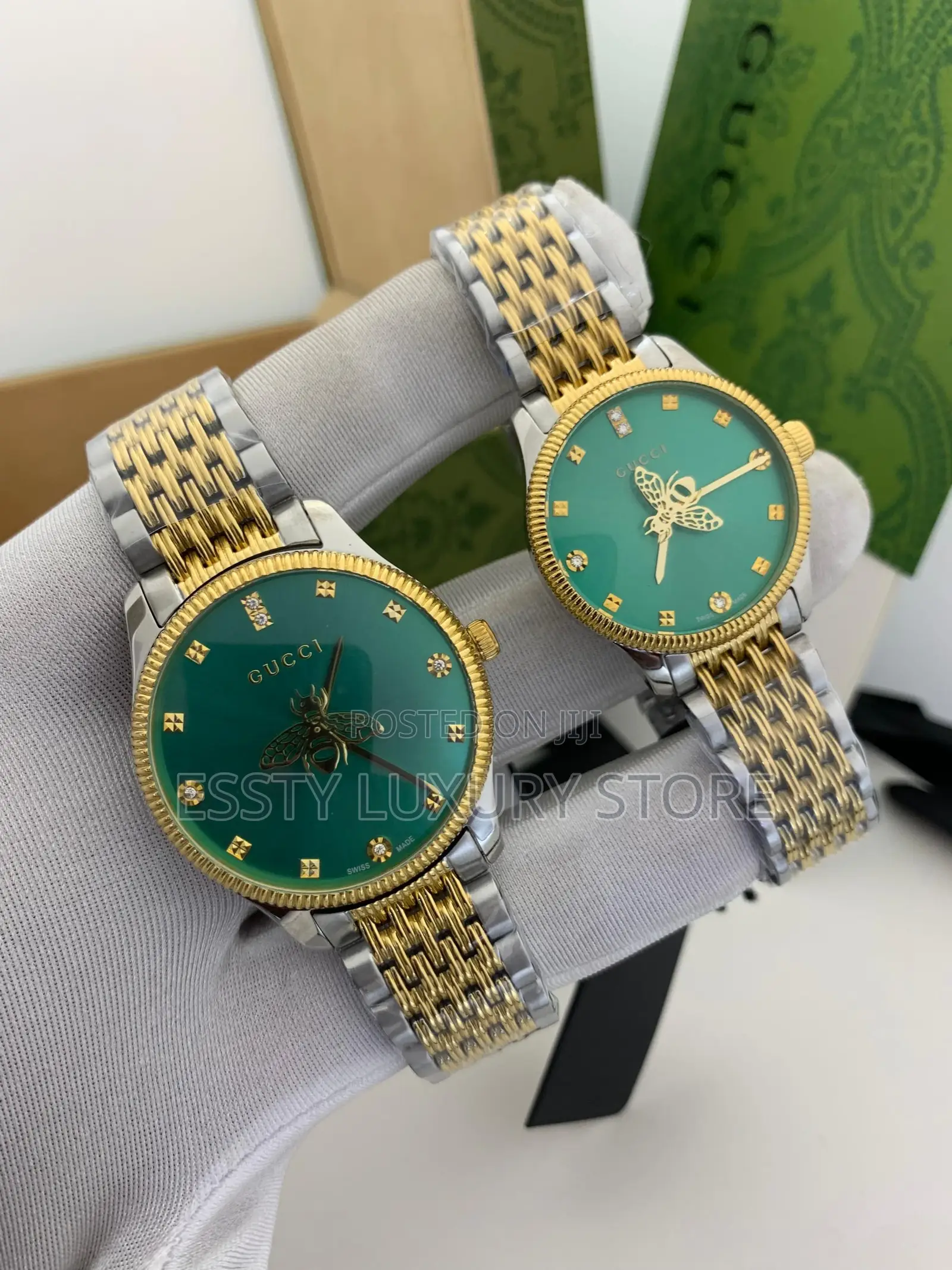 High Quality Luxury Gucci Chain Couple Wristwatch