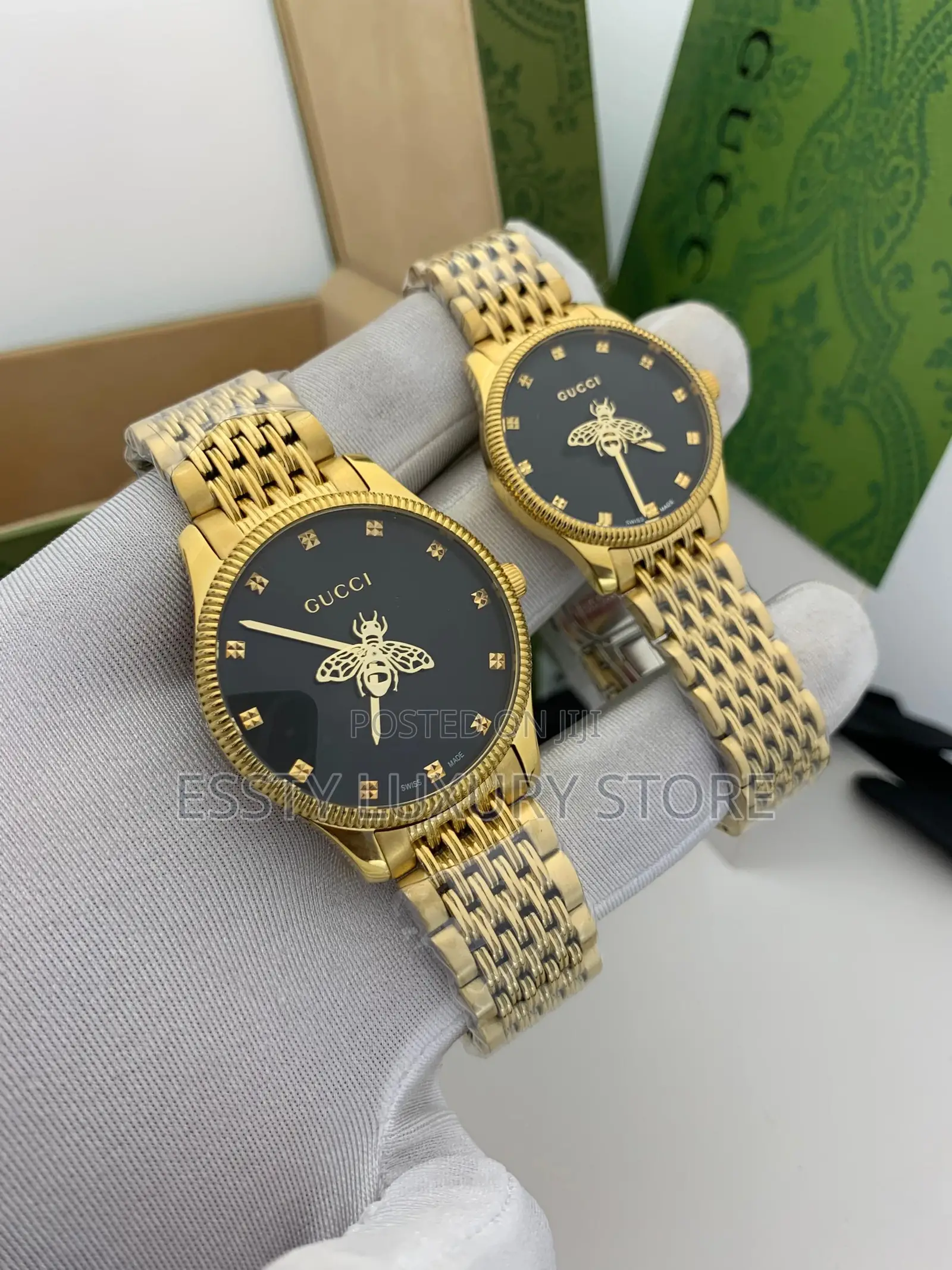 High Quality Luxury Gucci Chain Couple Wristwatch