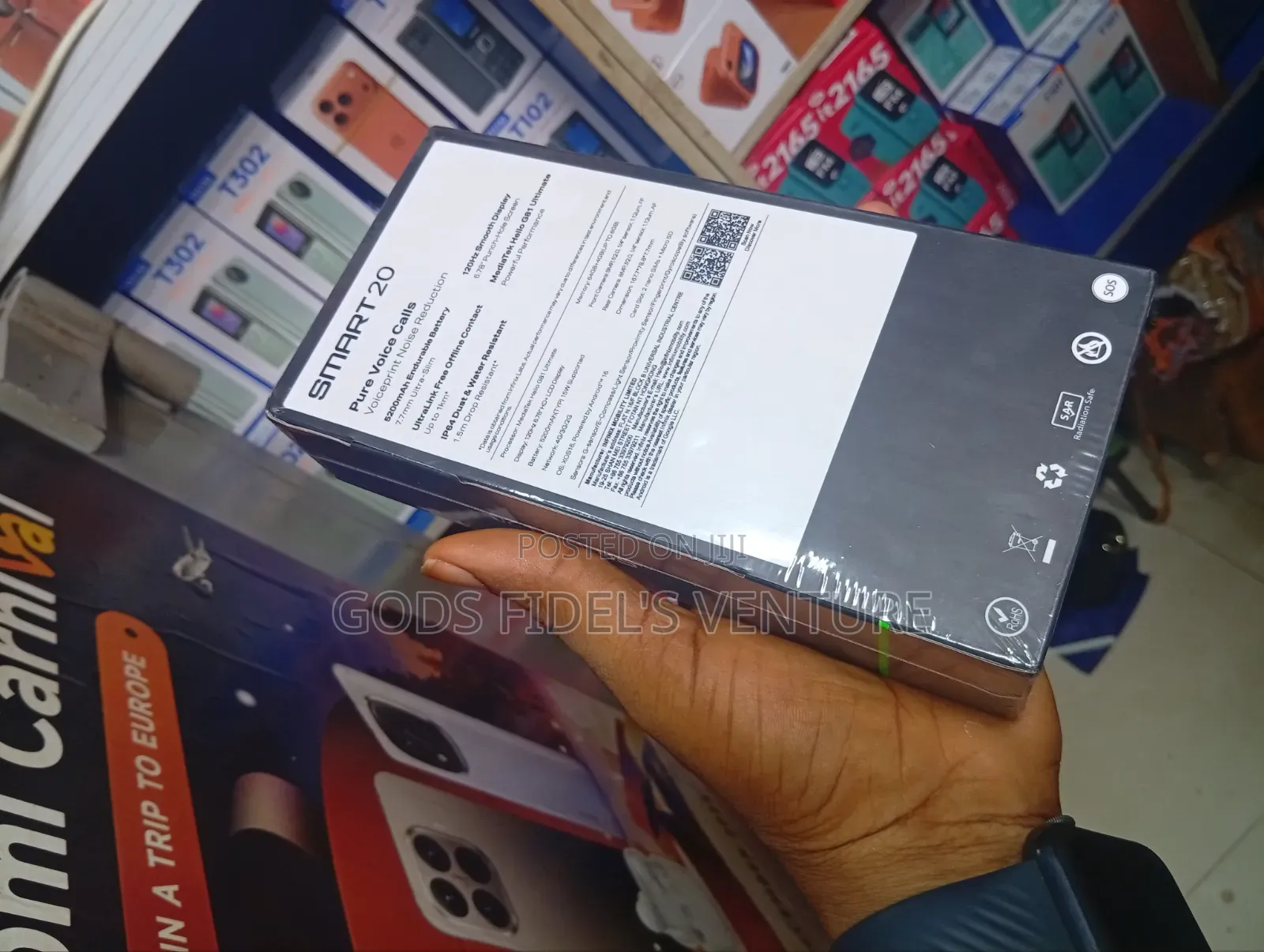 New Infinix Smart 16 GB Black