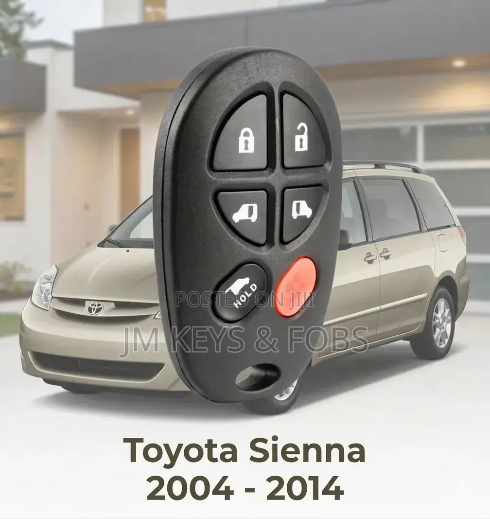 Non-Smart Remote Key Fob for Toyota Sienna