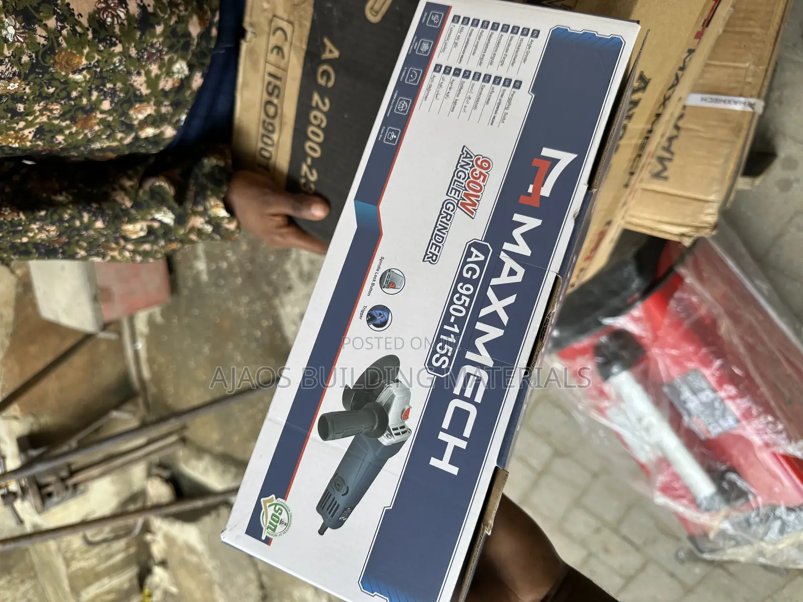 950w Angle Grinder 115s