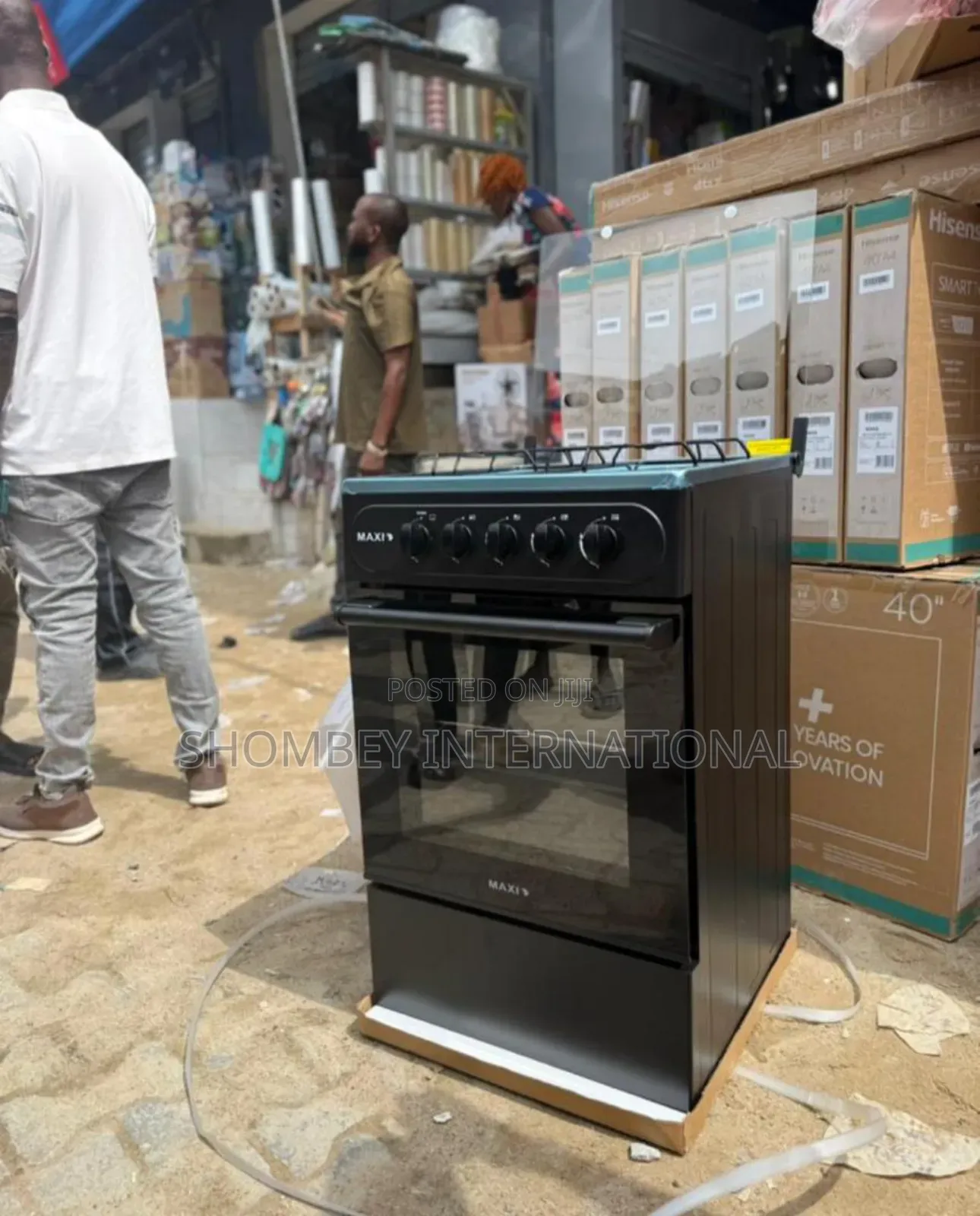 Maxi 50/50 4 Burners Gas Cooker