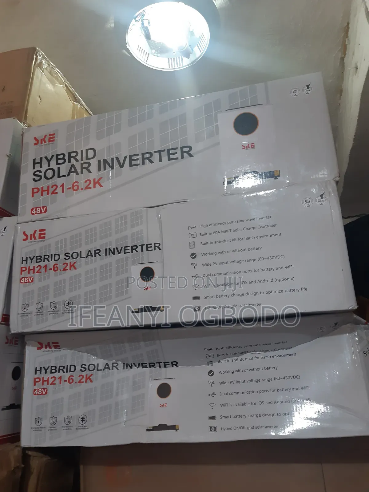 Ske Solar Inverter 6.2kva 48v Hybrid