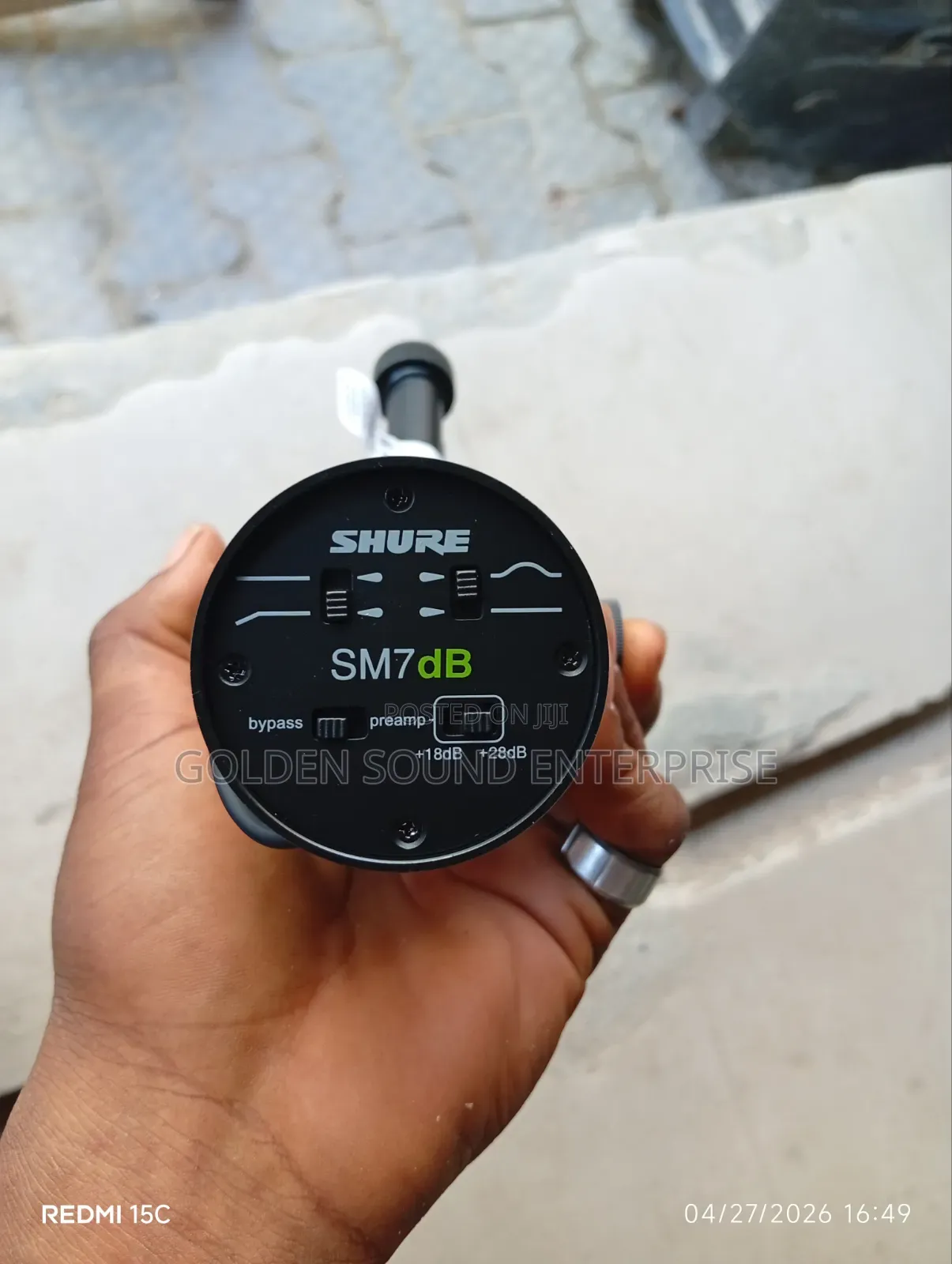 Shure Cardioid Mic Model Sm7 Db