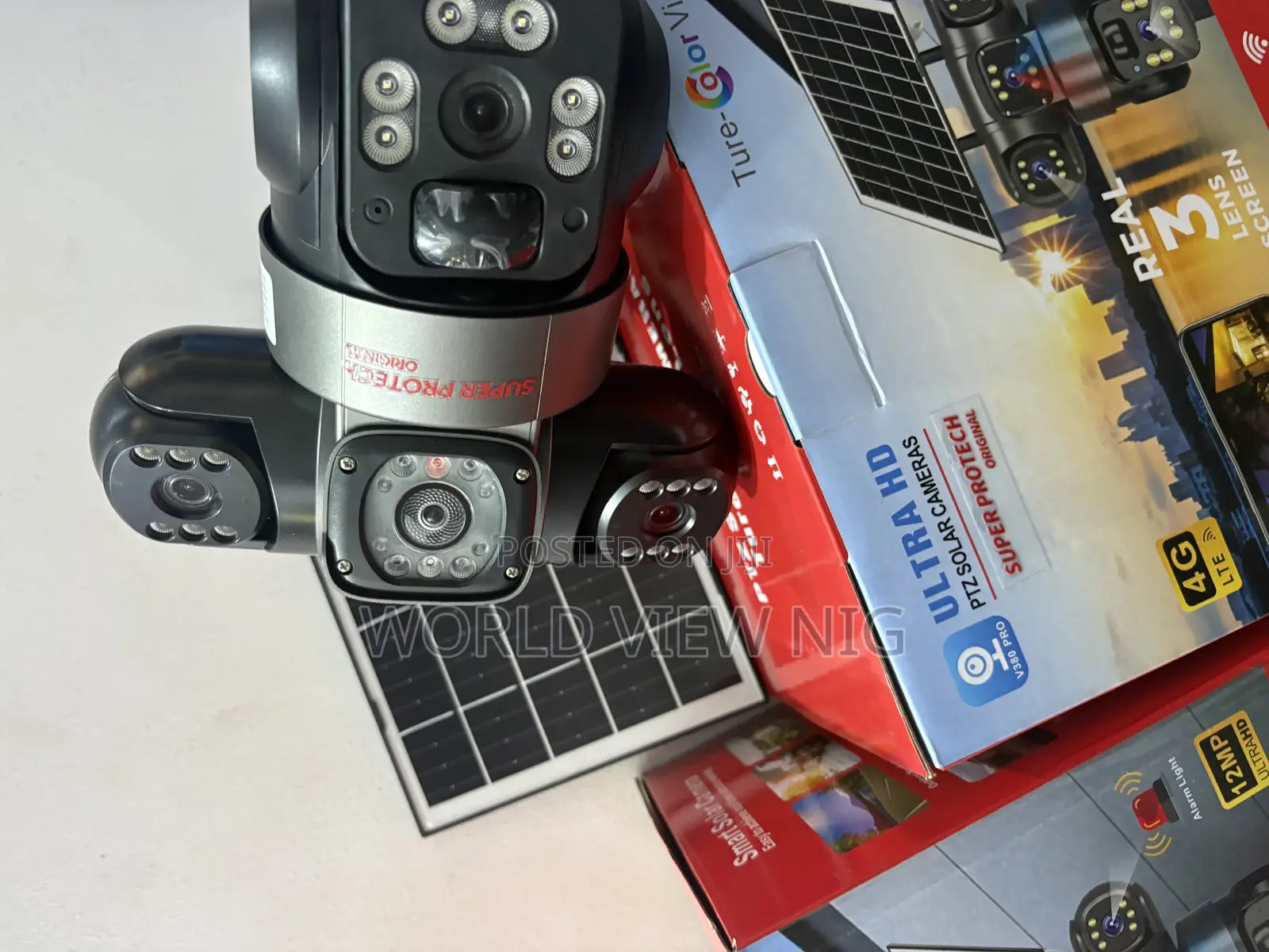 Ultra Hd PTZ Solar Camera Sim 4g