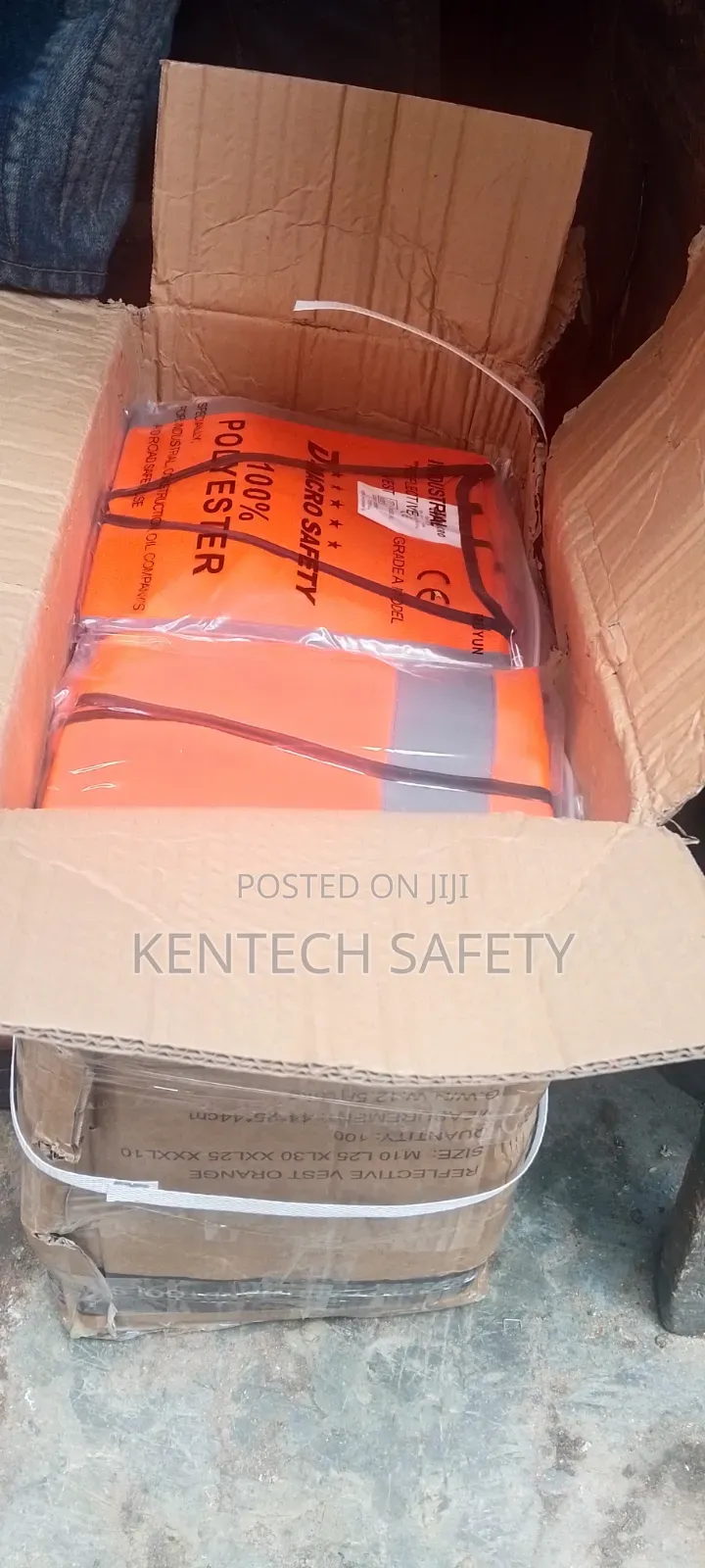 Safety Jackets Orange And Lemon 100pcs
