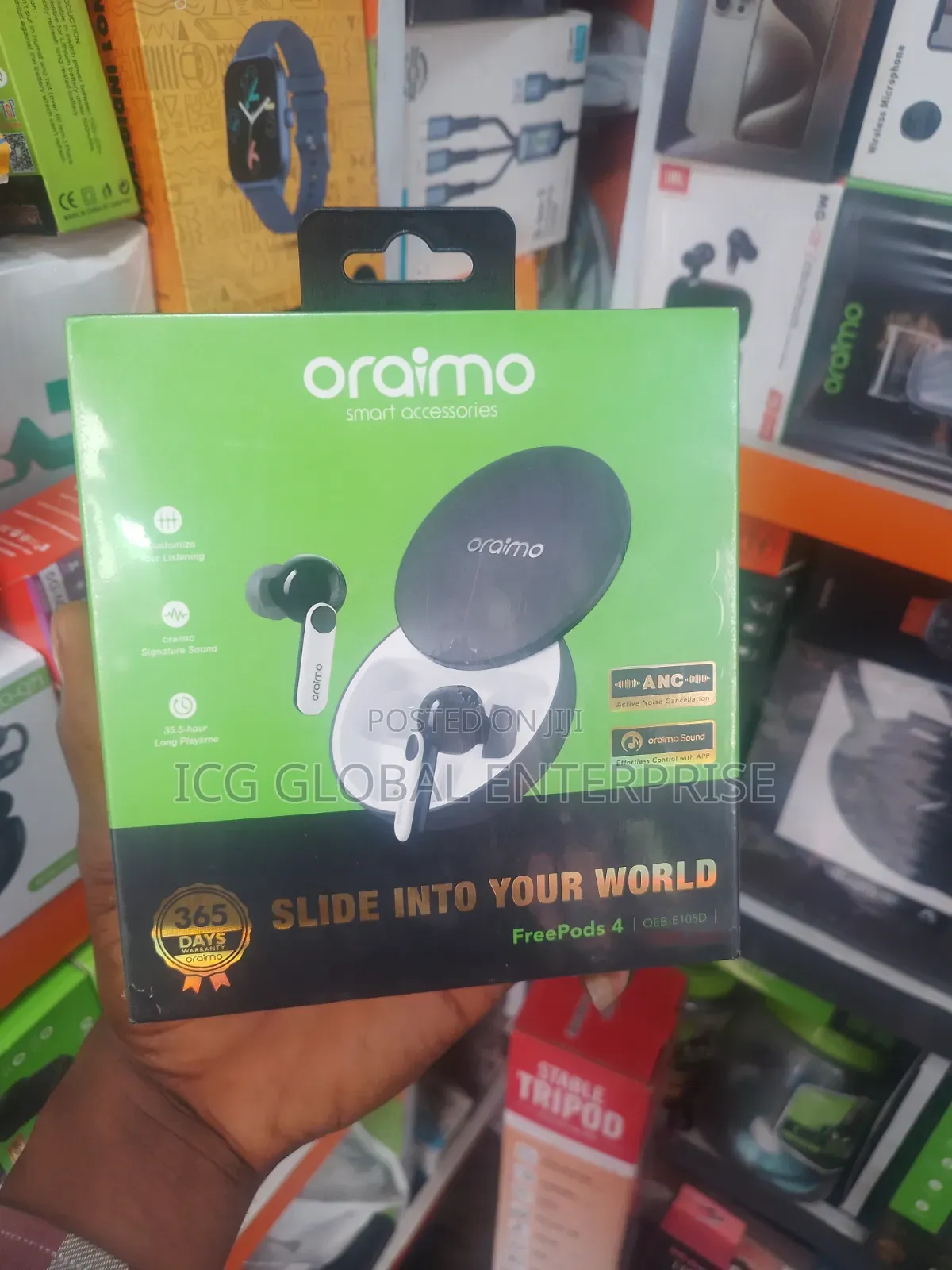 Oraimo Freepod 4 Active Noise Cancellation Earbud