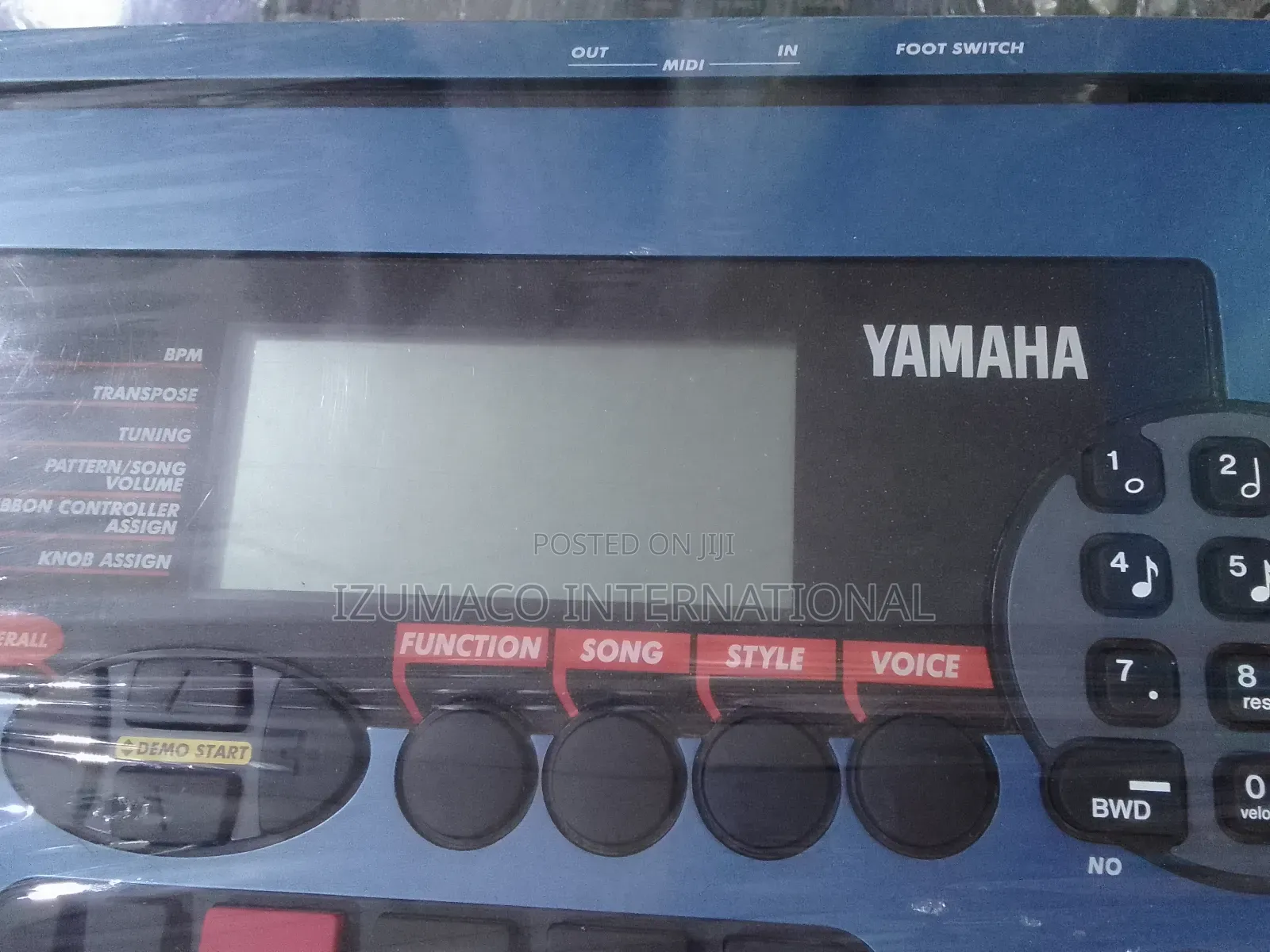 Yamaha DJX Blue Keyboard – Portable Dj Workstation for Sale