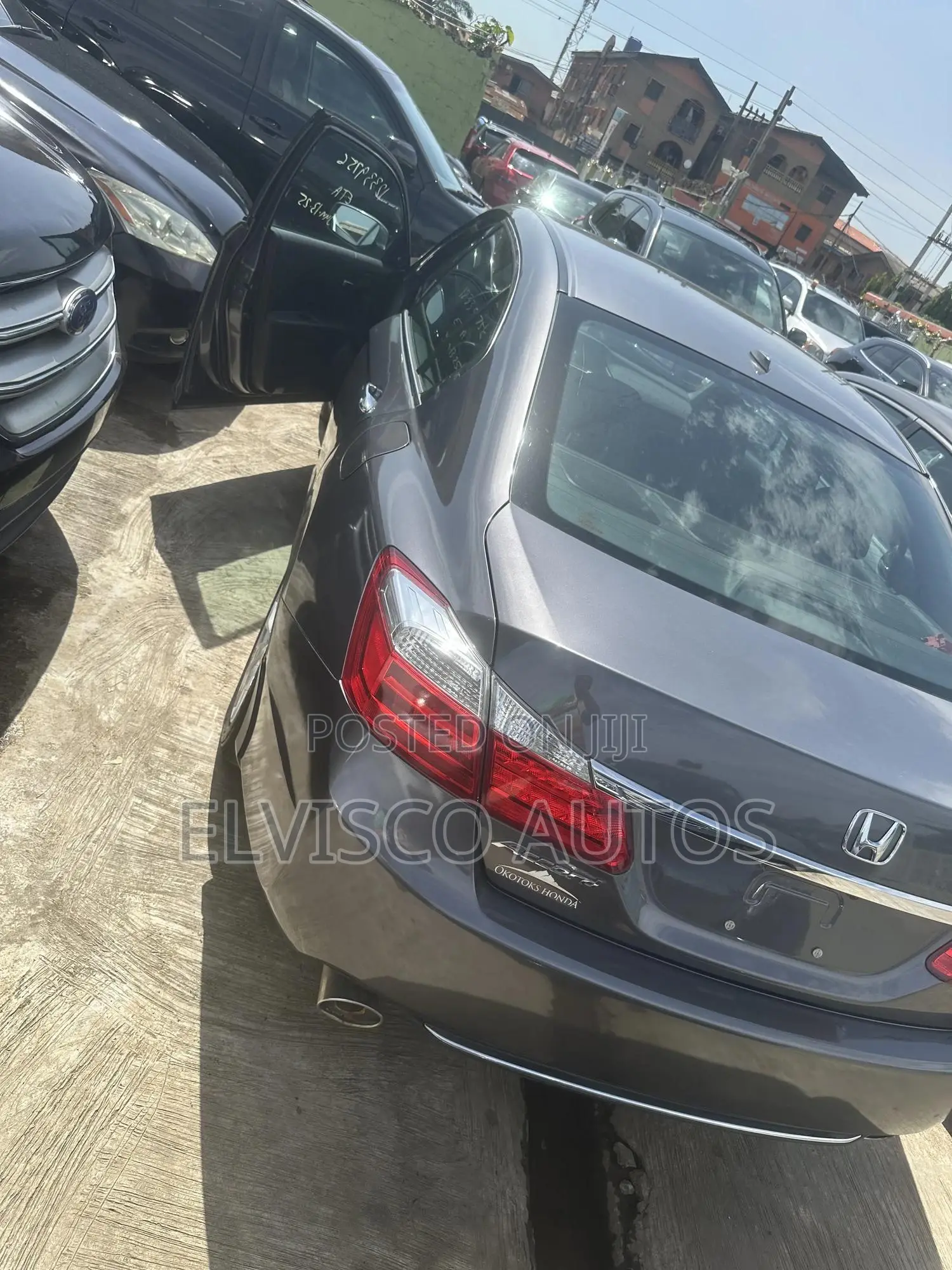 Honda Accord EX-L V-6 4dr Sedan w/Navigation (3.5L 6cyl 6A) 2014 Gray