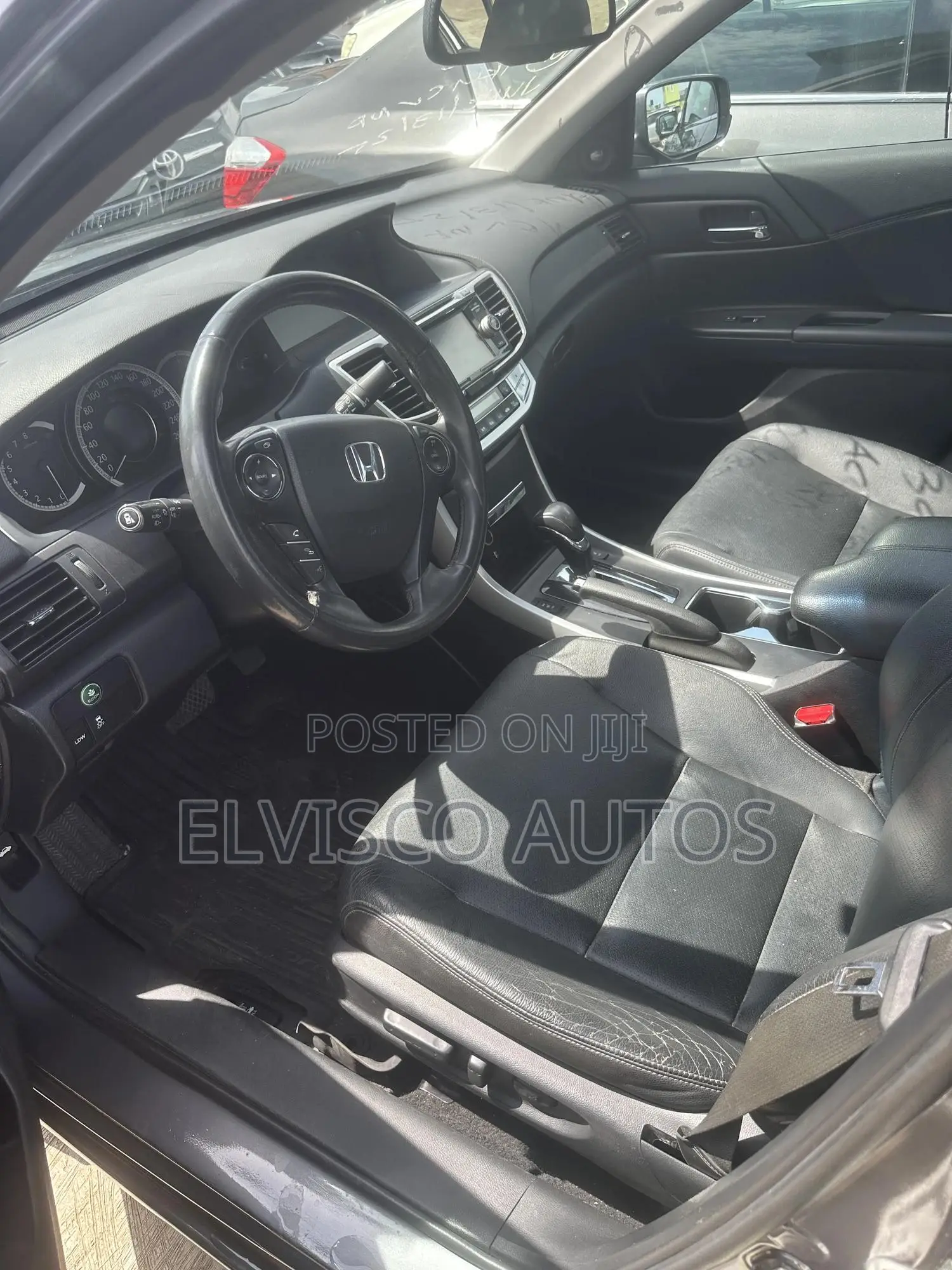 Honda Accord EX-L V-6 4dr Sedan w/Navigation (3.5L 6cyl 6A) 2014 Gray