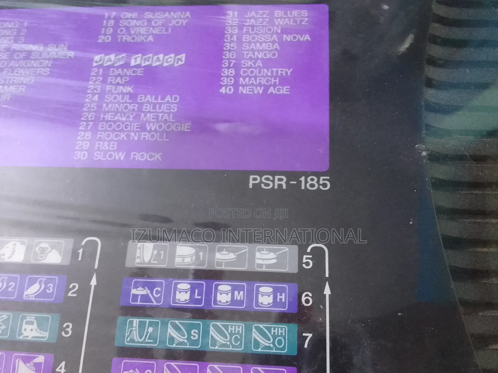 Yamaha PSR-185 Portable Keyboard – Clean Fully Working