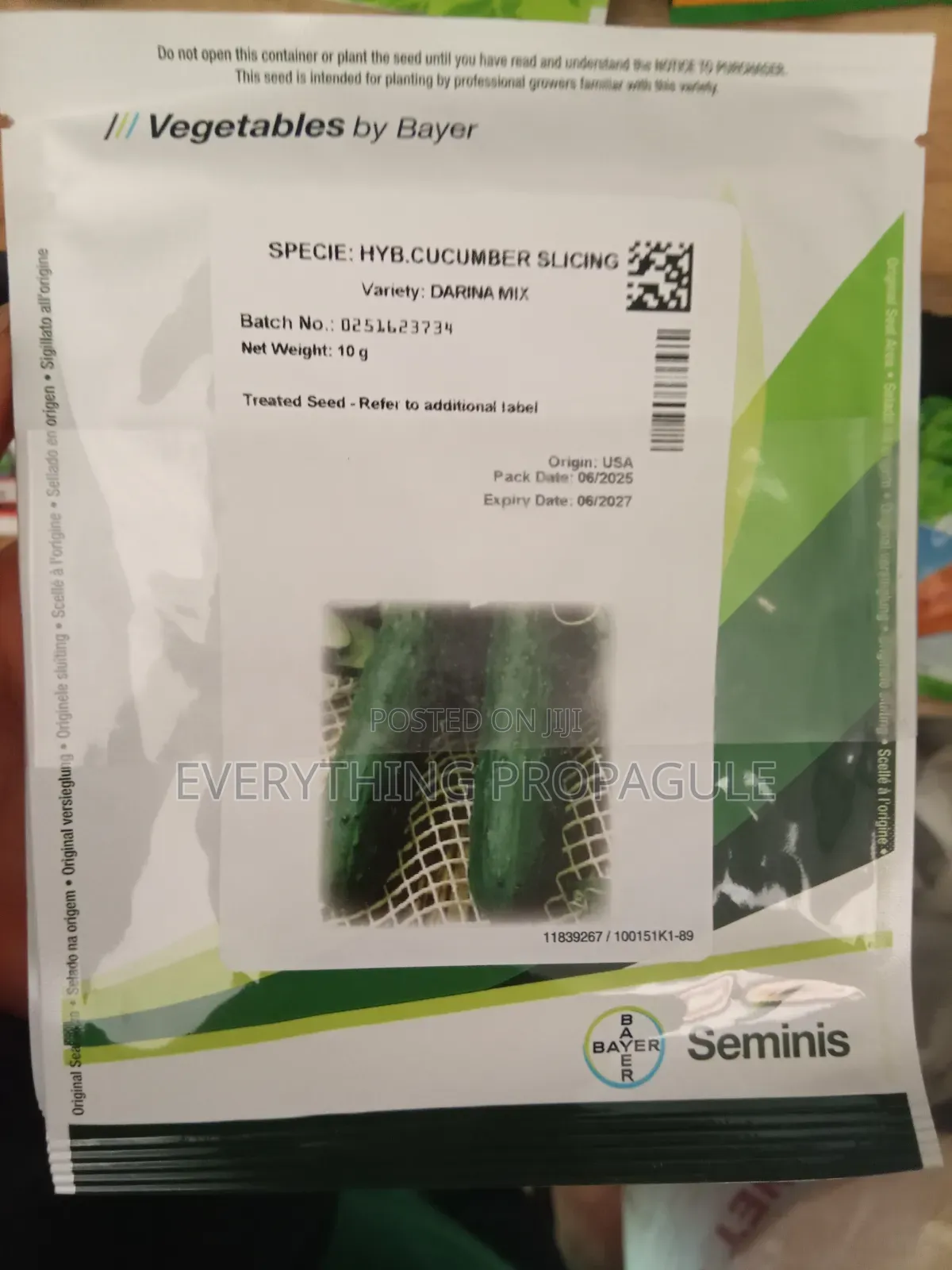 Seminis Darina Mix Hybrid Cucumber Seeds