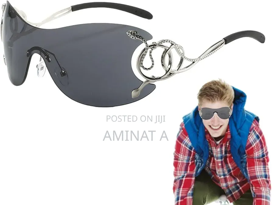Y2k Rimless Snake Women Sunglasses