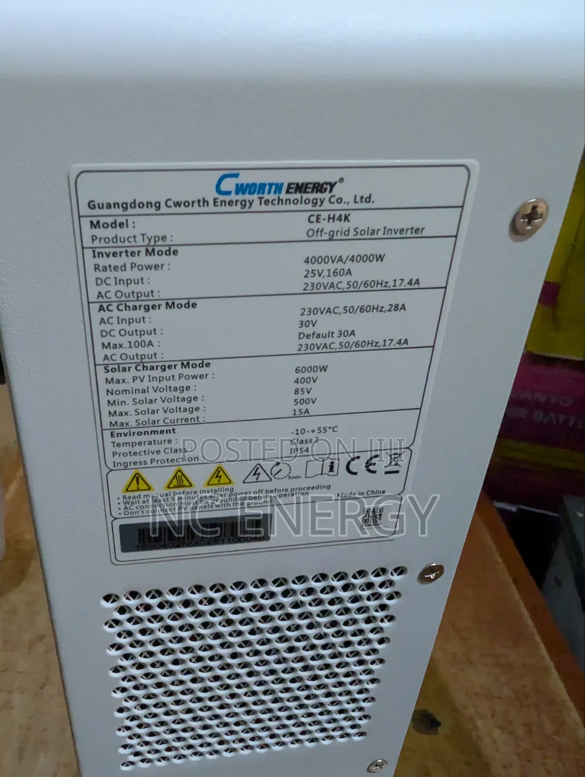 4000va C-Worth Hybrid Inverter
