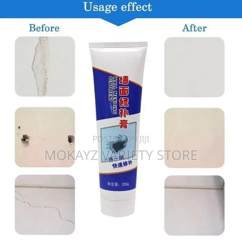 Universal Wall Mending Ointment/Paste Set (Paste+Hose+Spatula)