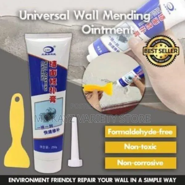 Universal Wall Mending Ointment/Paste Set (Paste+Hose+Spatula)