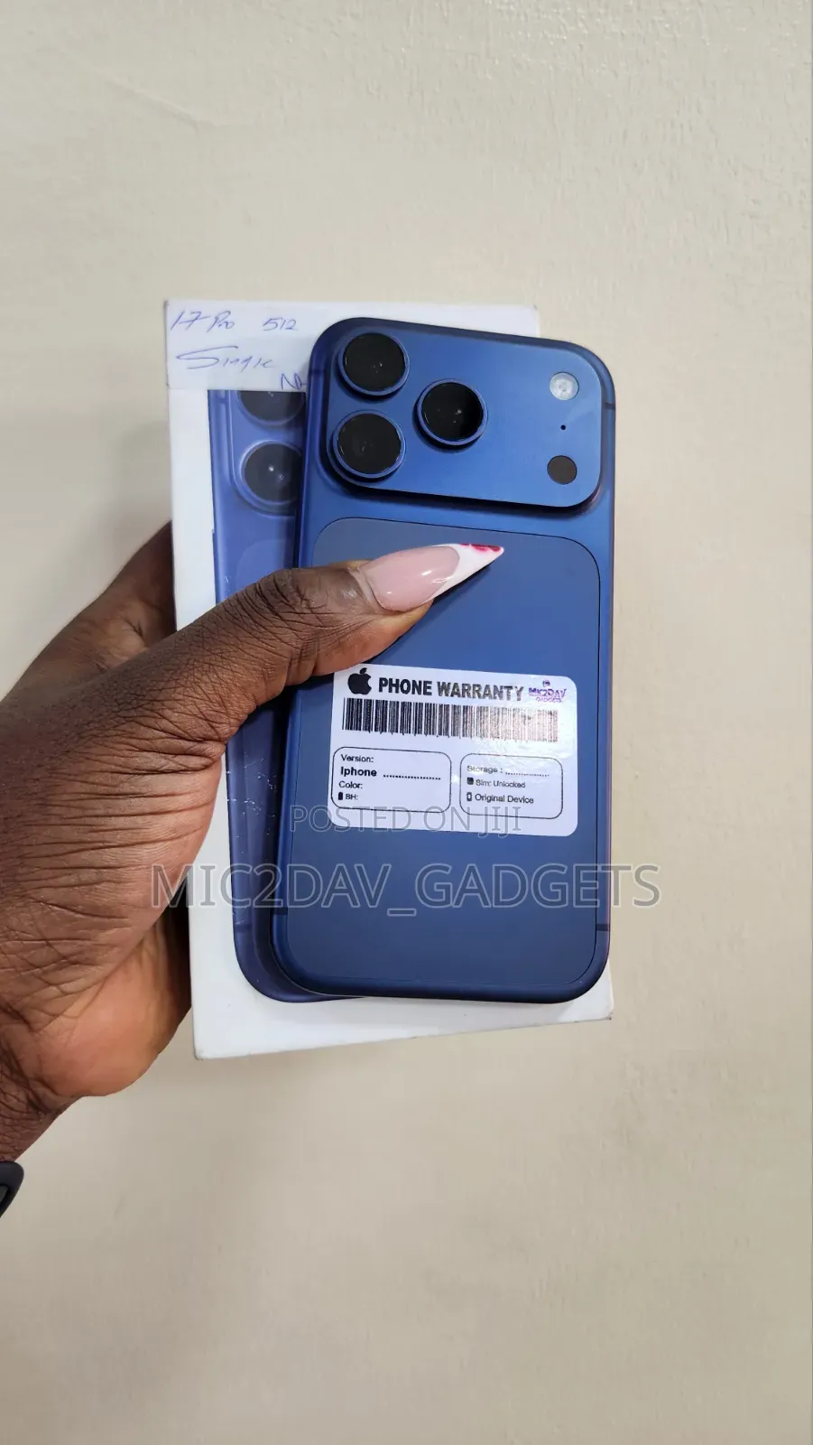 Apple iPhone 17 Pro 512 GB Blue