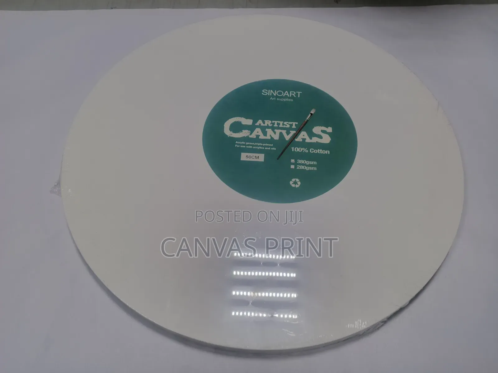 Round Stretched Canvas
